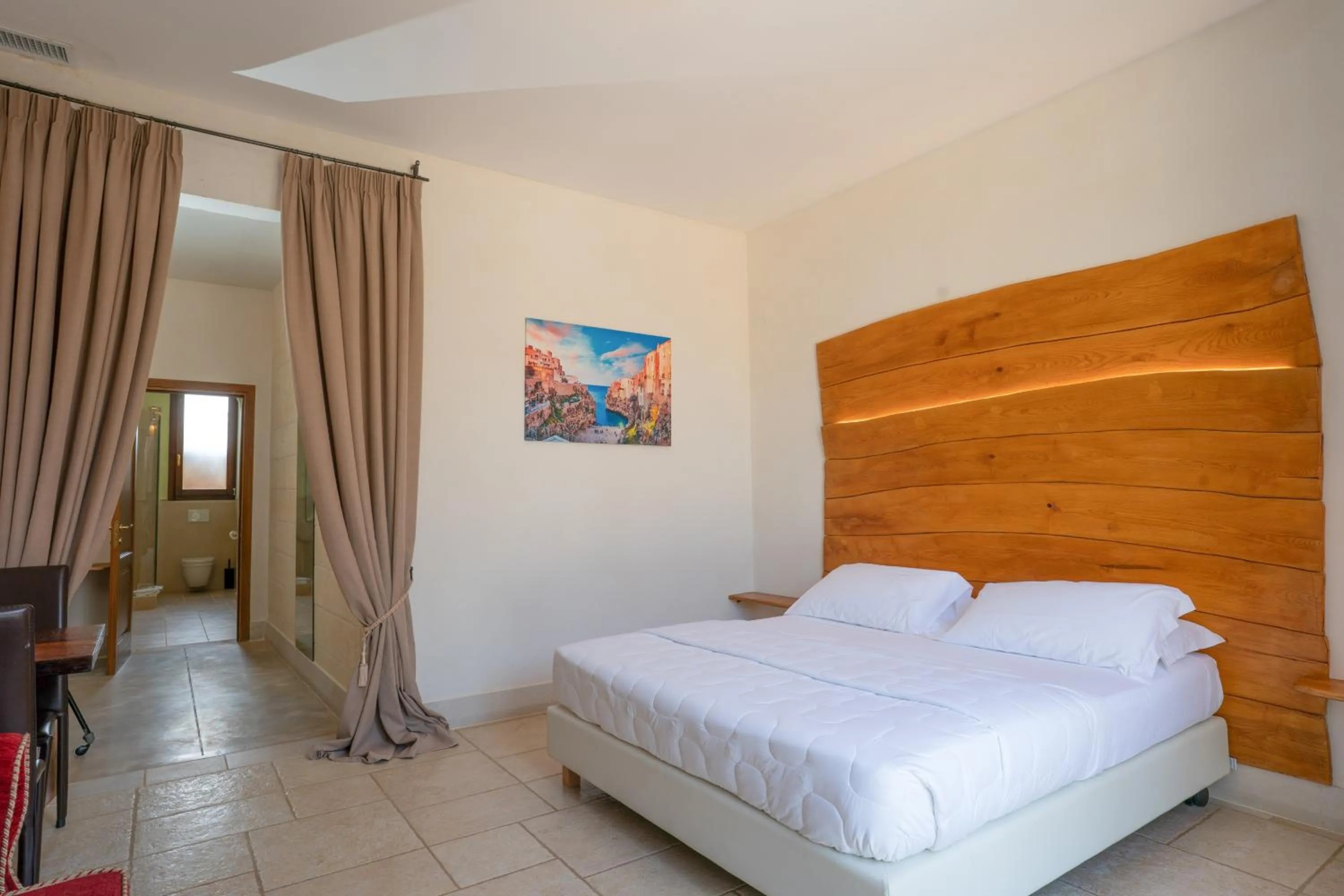 Bed in Masseria Le Lamie