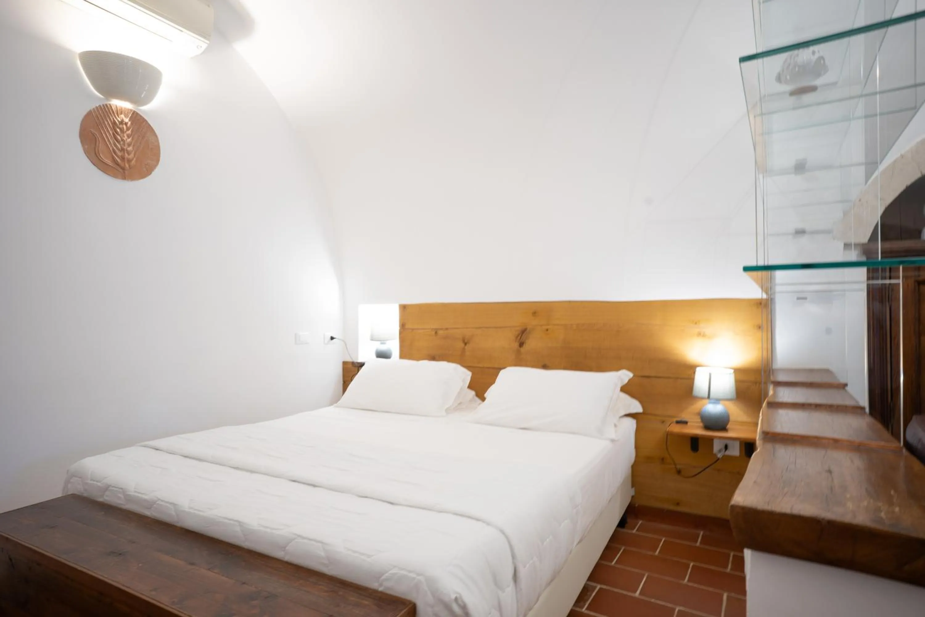 Bed in Masseria Le Lamie
