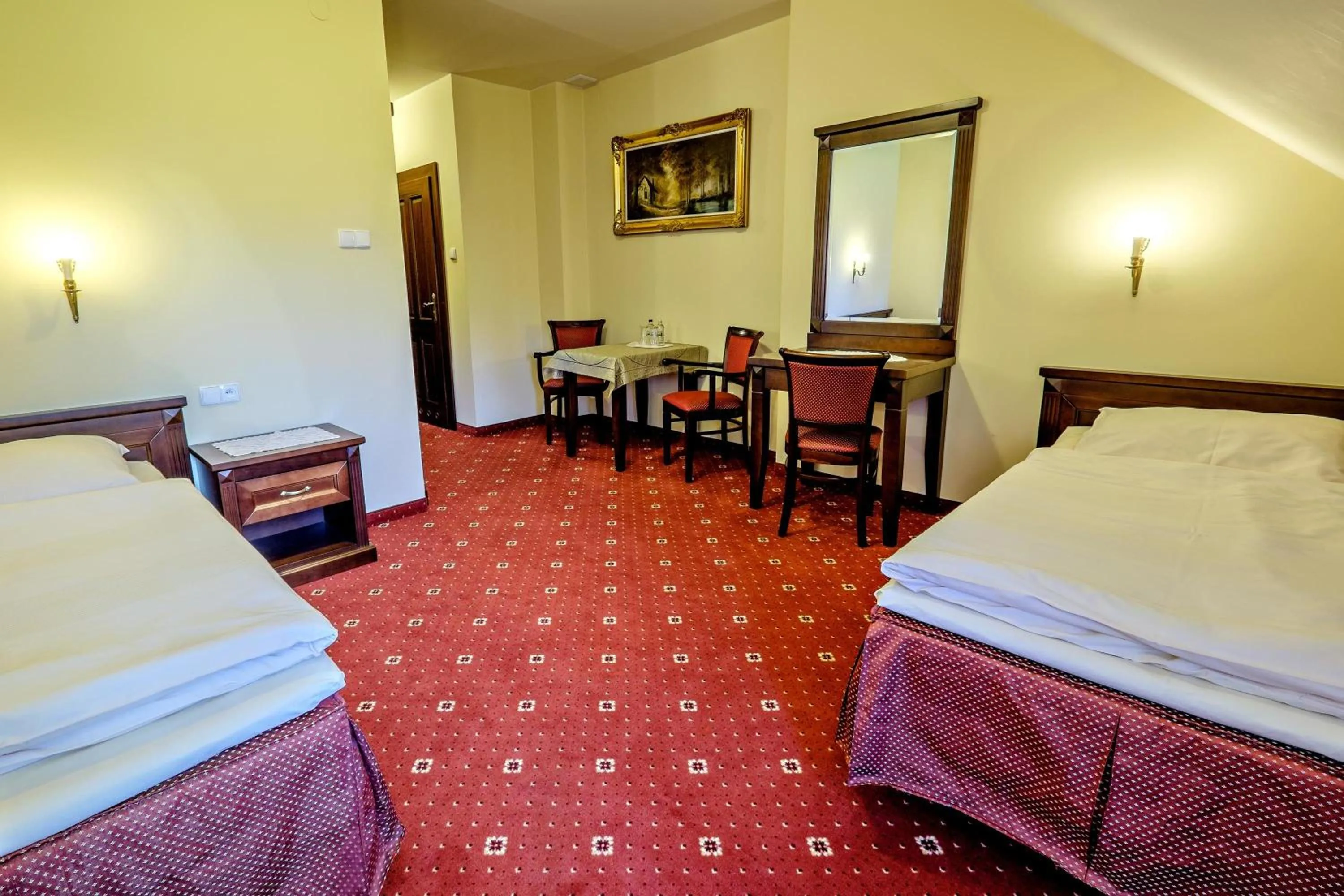 Seating area in Dwór Stary Chotów