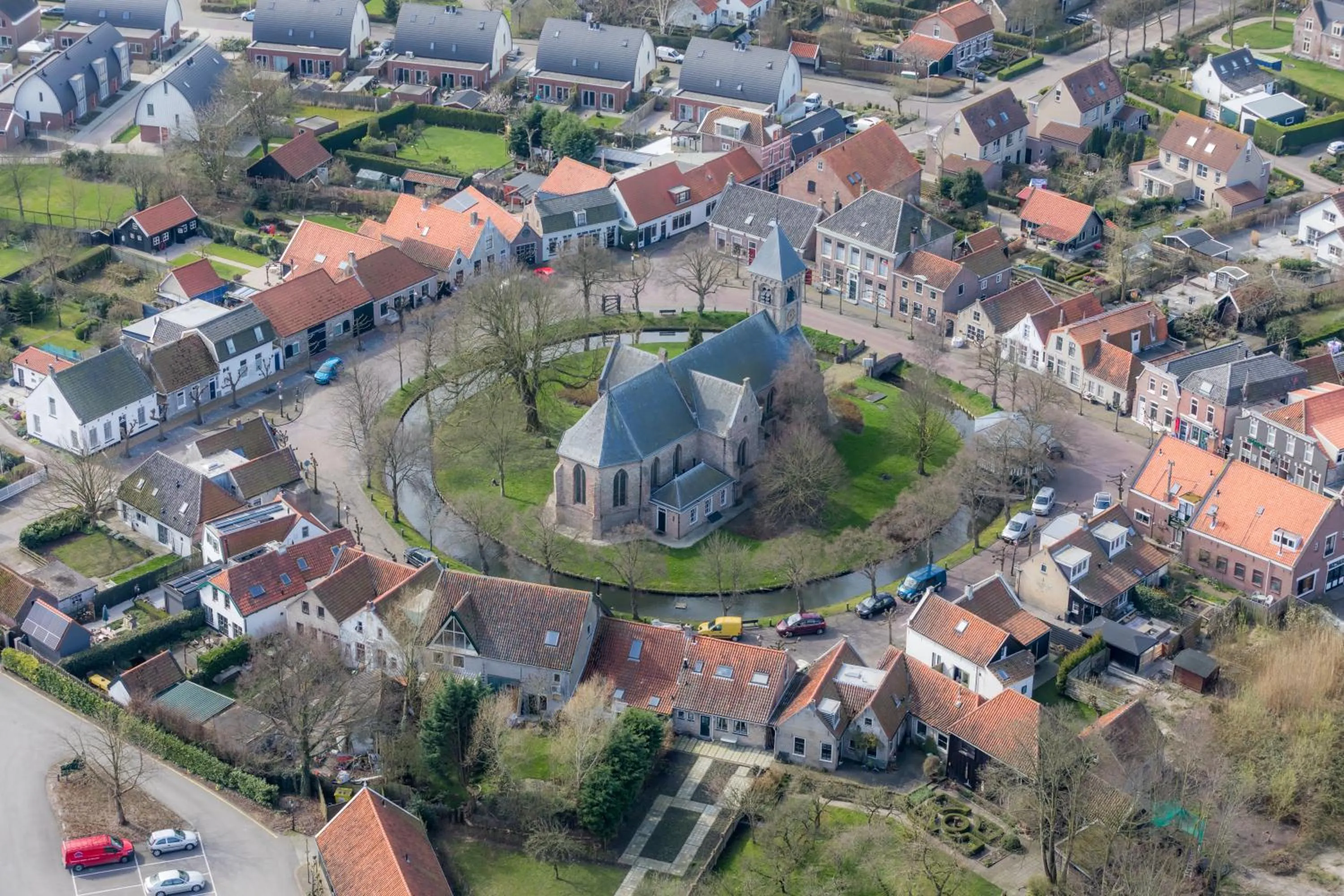 Bird's eye view in Hotel-Restaurant van der Weijde