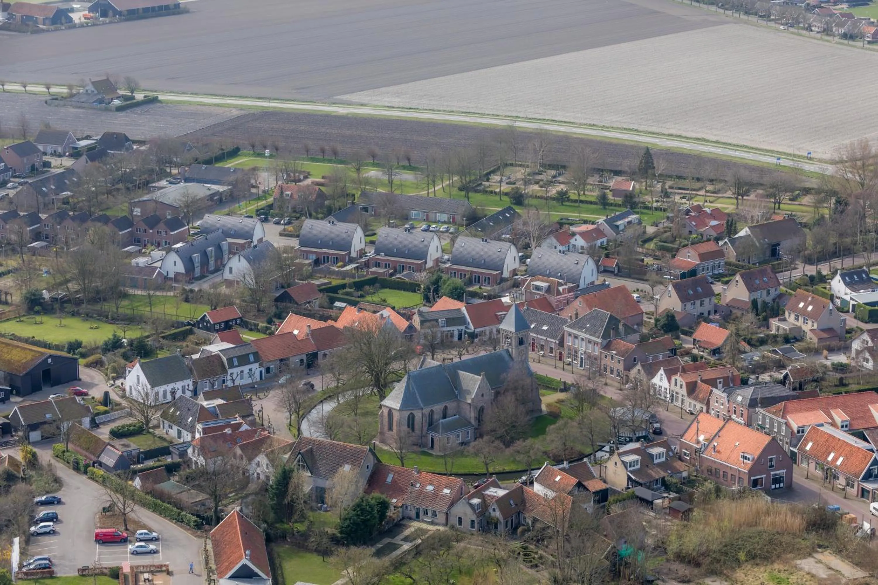 Bird's eye view in Hotel-Restaurant van der Weijde