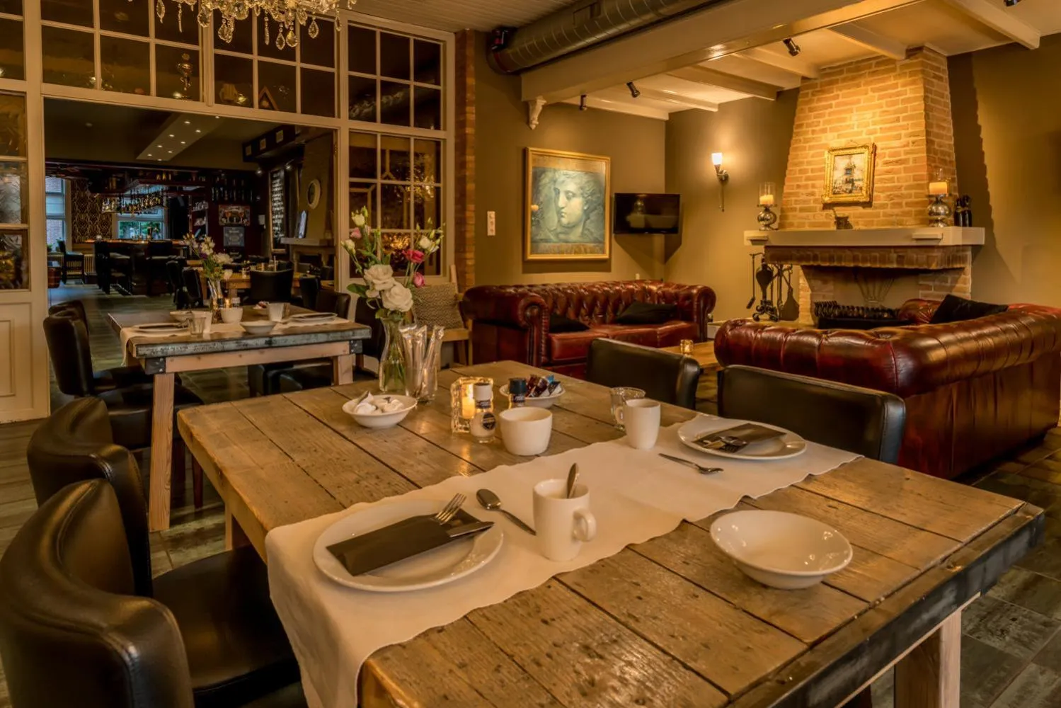 Continental breakfast in Hotel-Restaurant van der Weijde