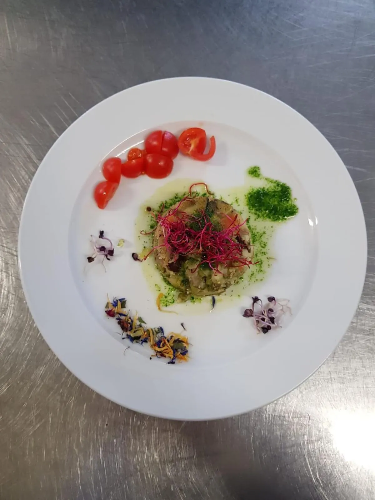 Food close-up in Zenit Hotel