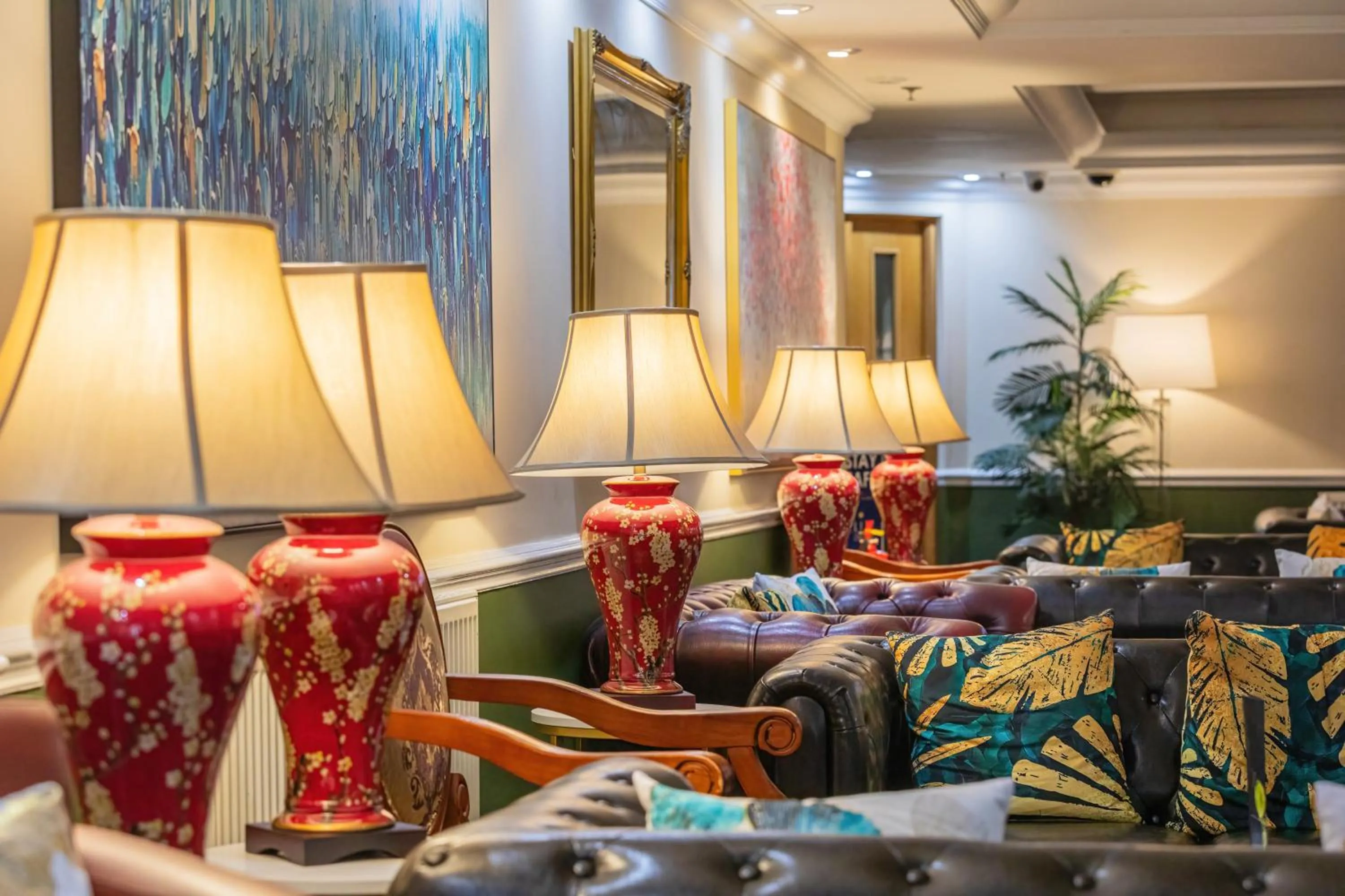 Lobby or reception in Meon Valley Hotel, Spa & Golf