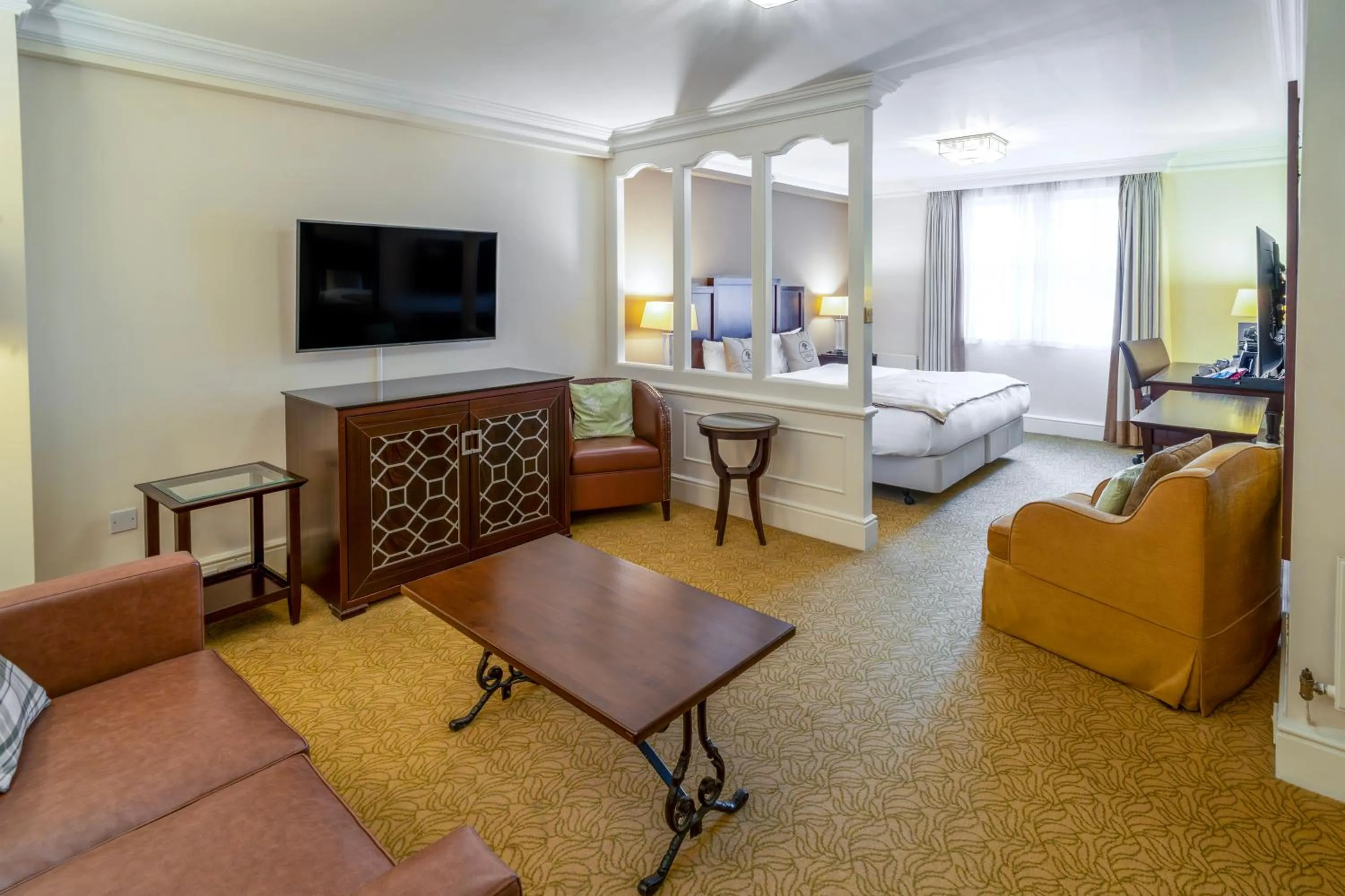 View (from property/room), Bed in Sprowston Manor Hotel, Spa & Golf