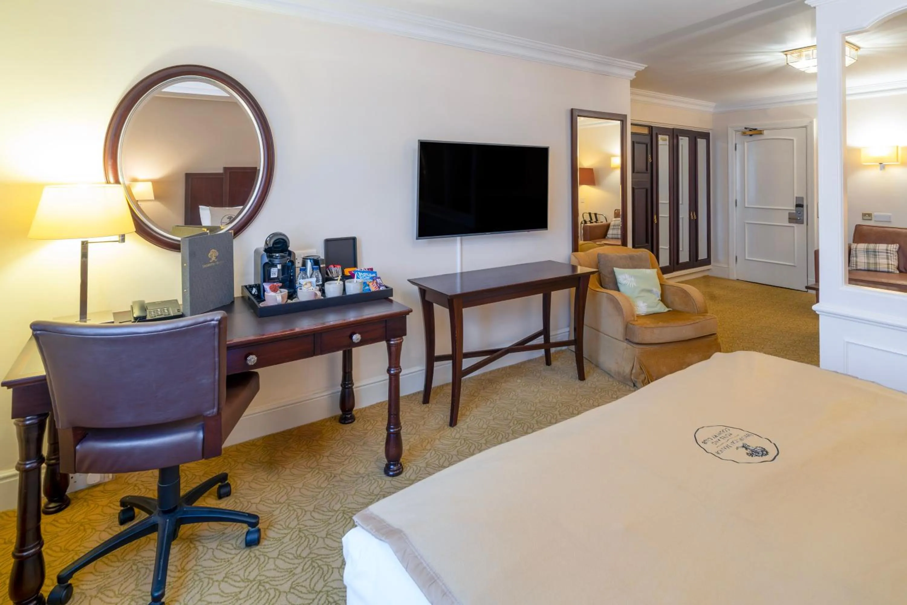 View (from property/room), Bed in Sprowston Manor Hotel, Spa & Golf