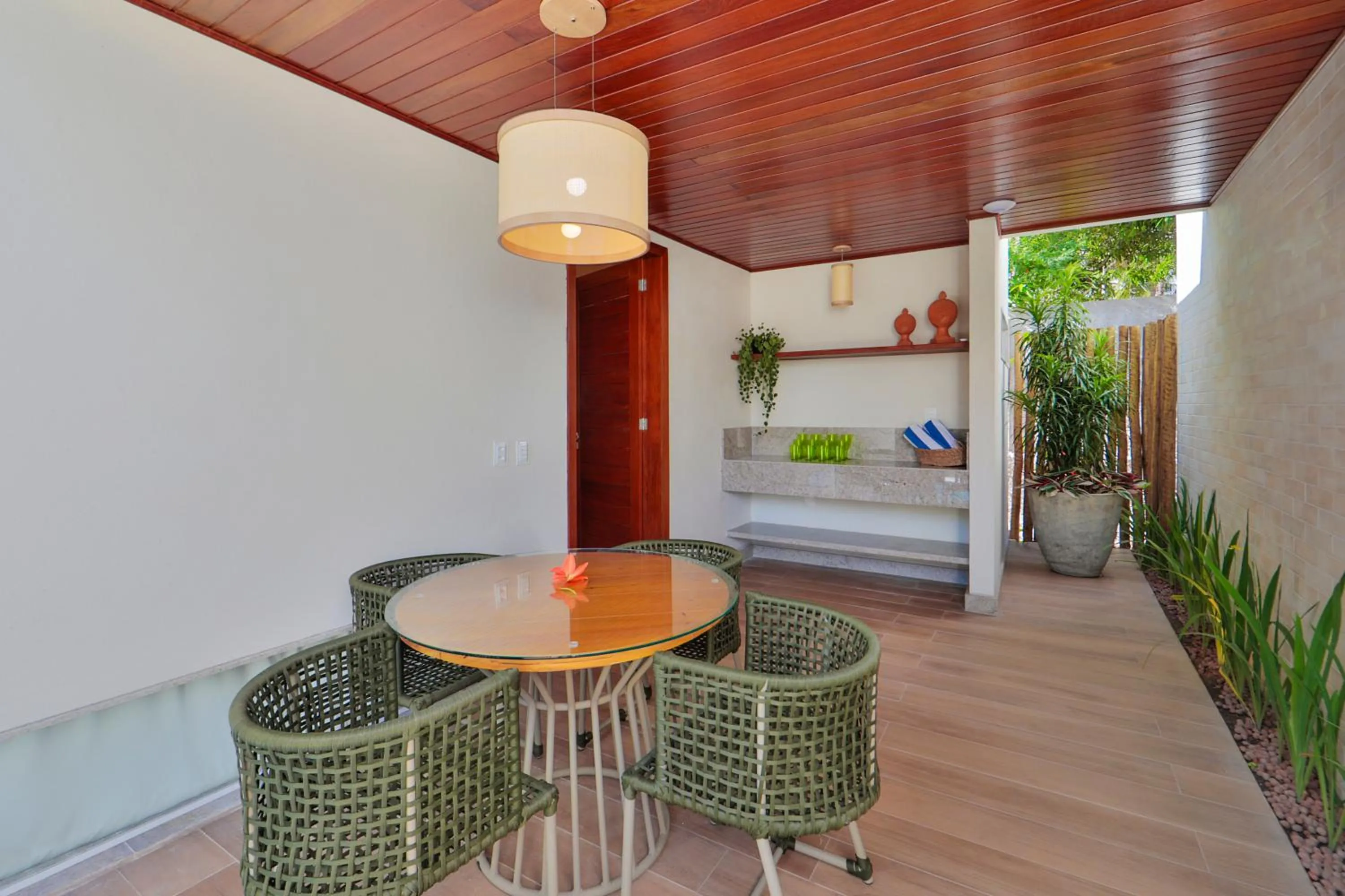 Seating area in Pousada Humaitá