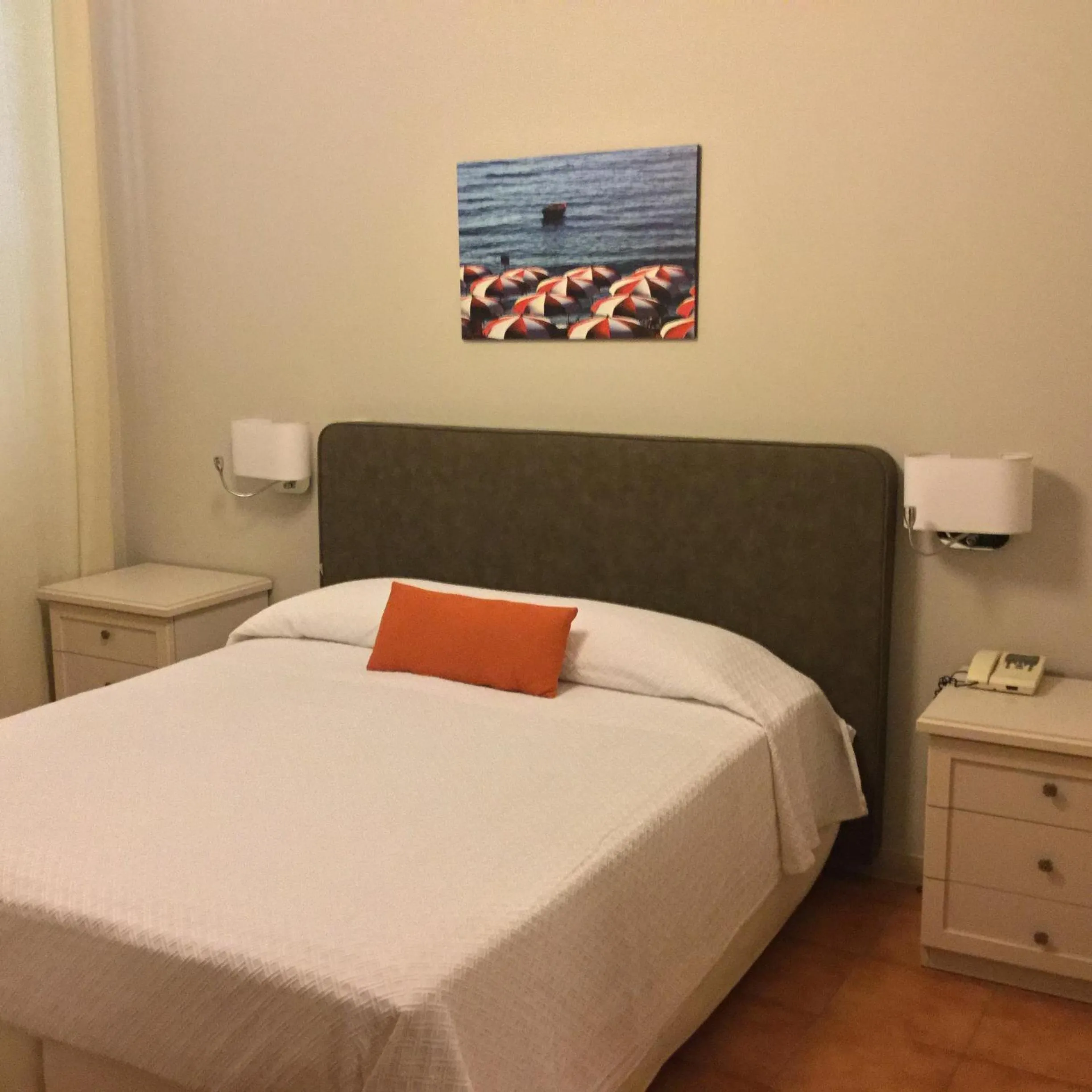 Bed in Hotel Miramare