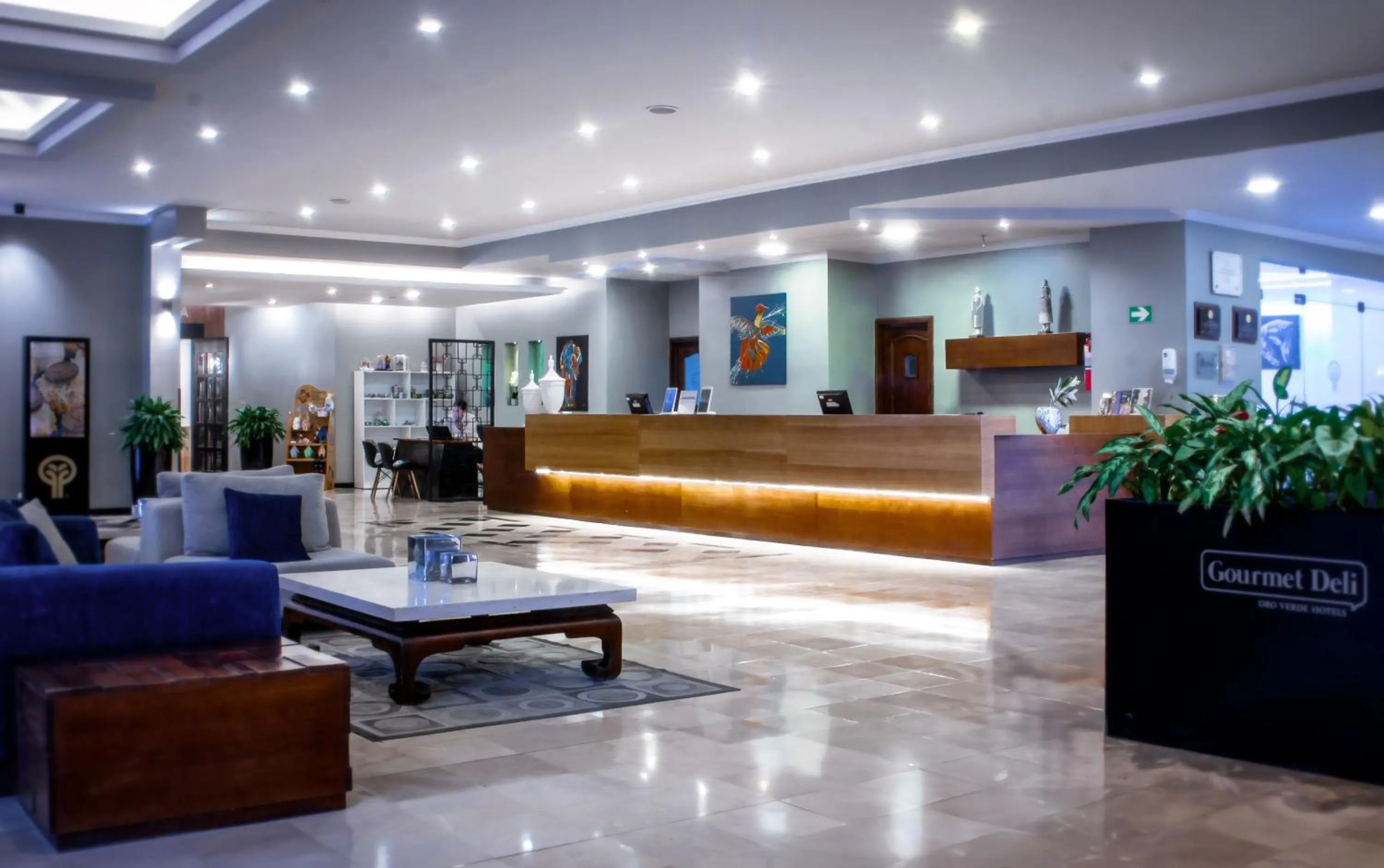 Lobby or reception in Oro Verde Cuenca