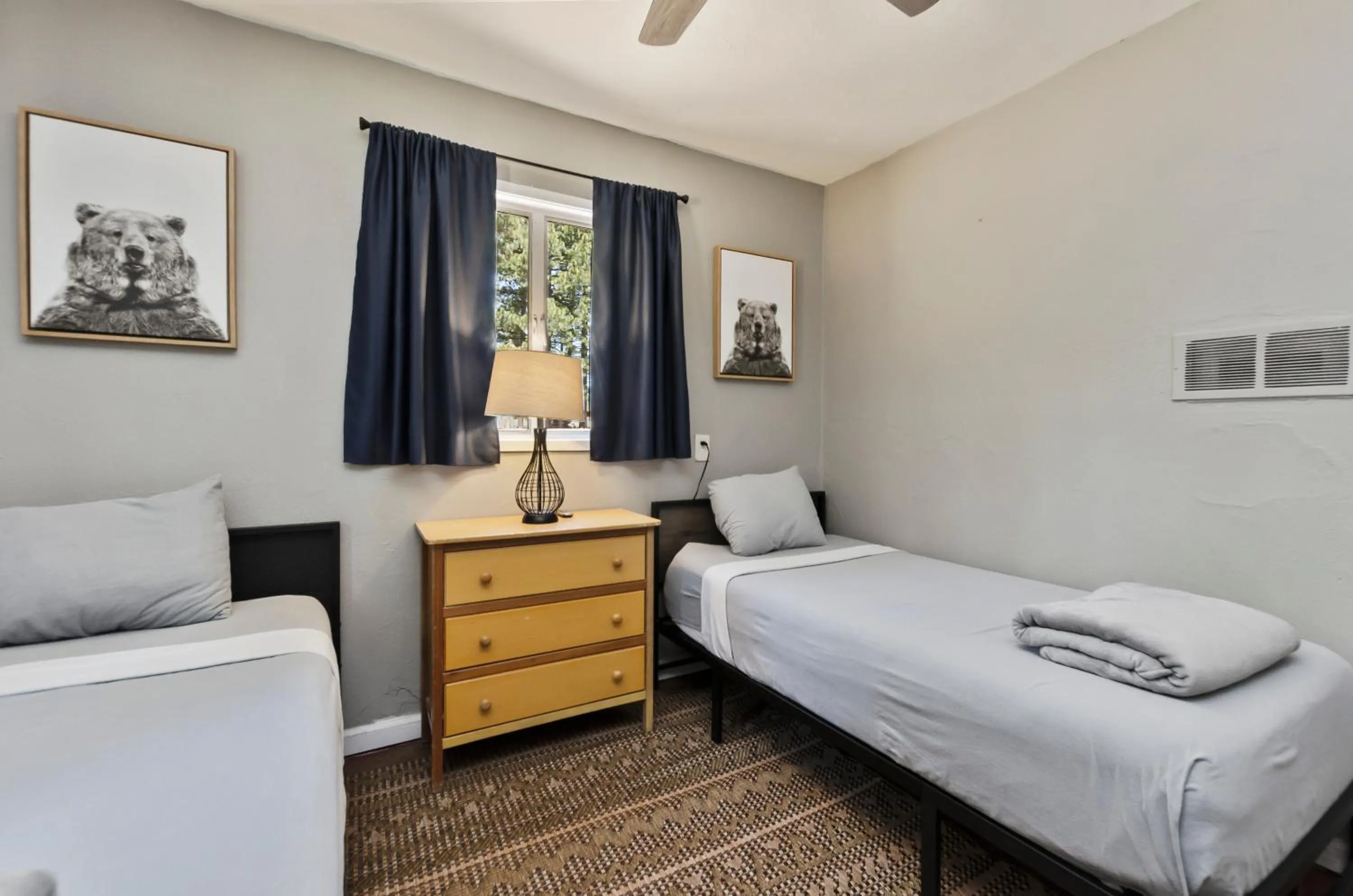 Bed in Playpark Lodge