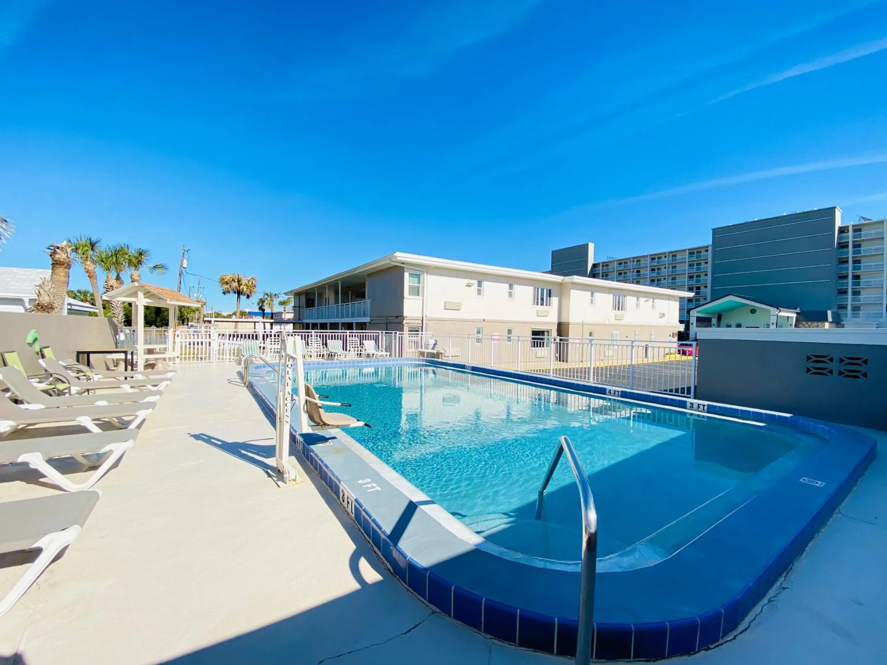 Swimming pool in A 1 A Super Inn
