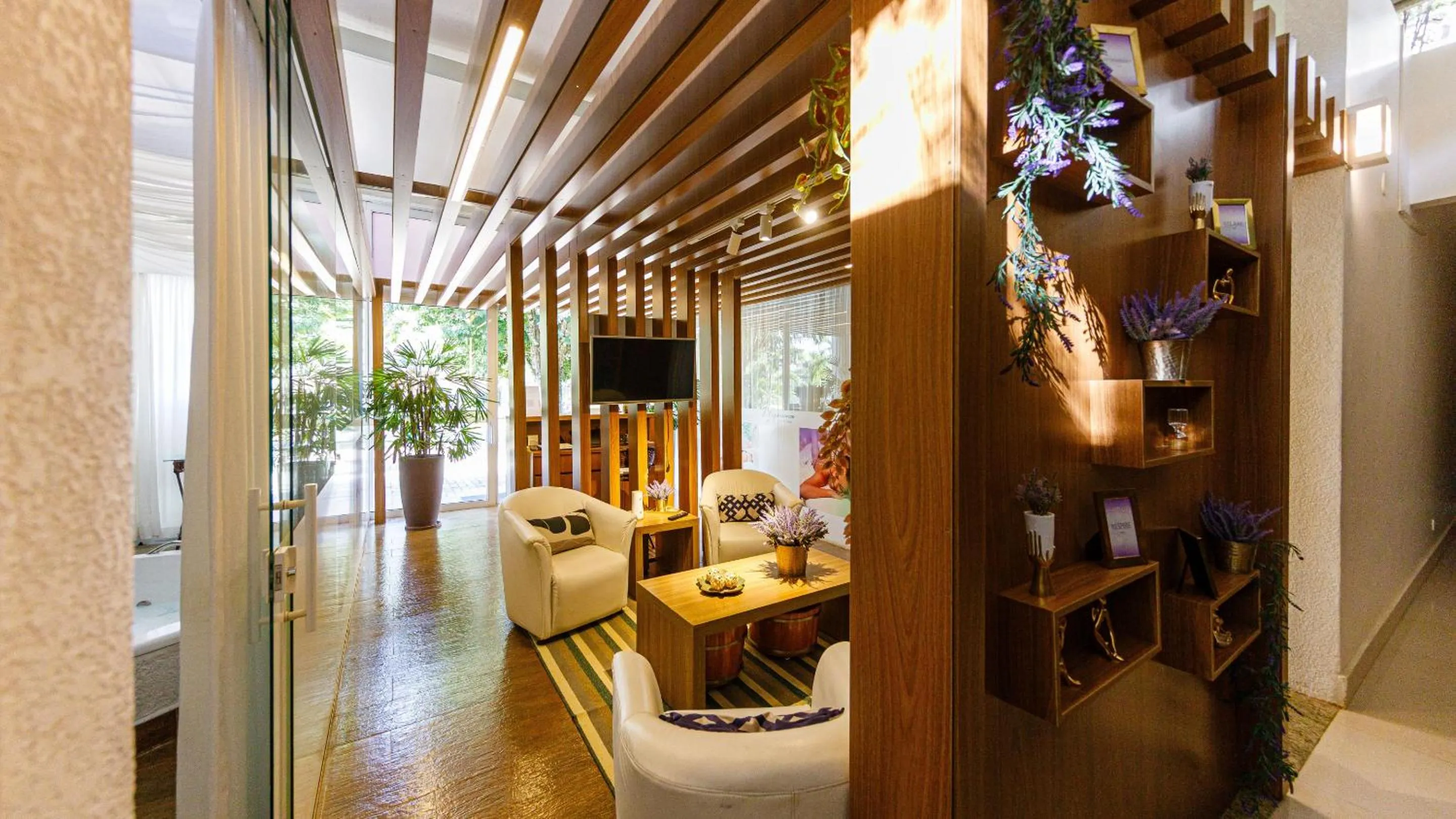 Seating area in Vale Suíço Resort