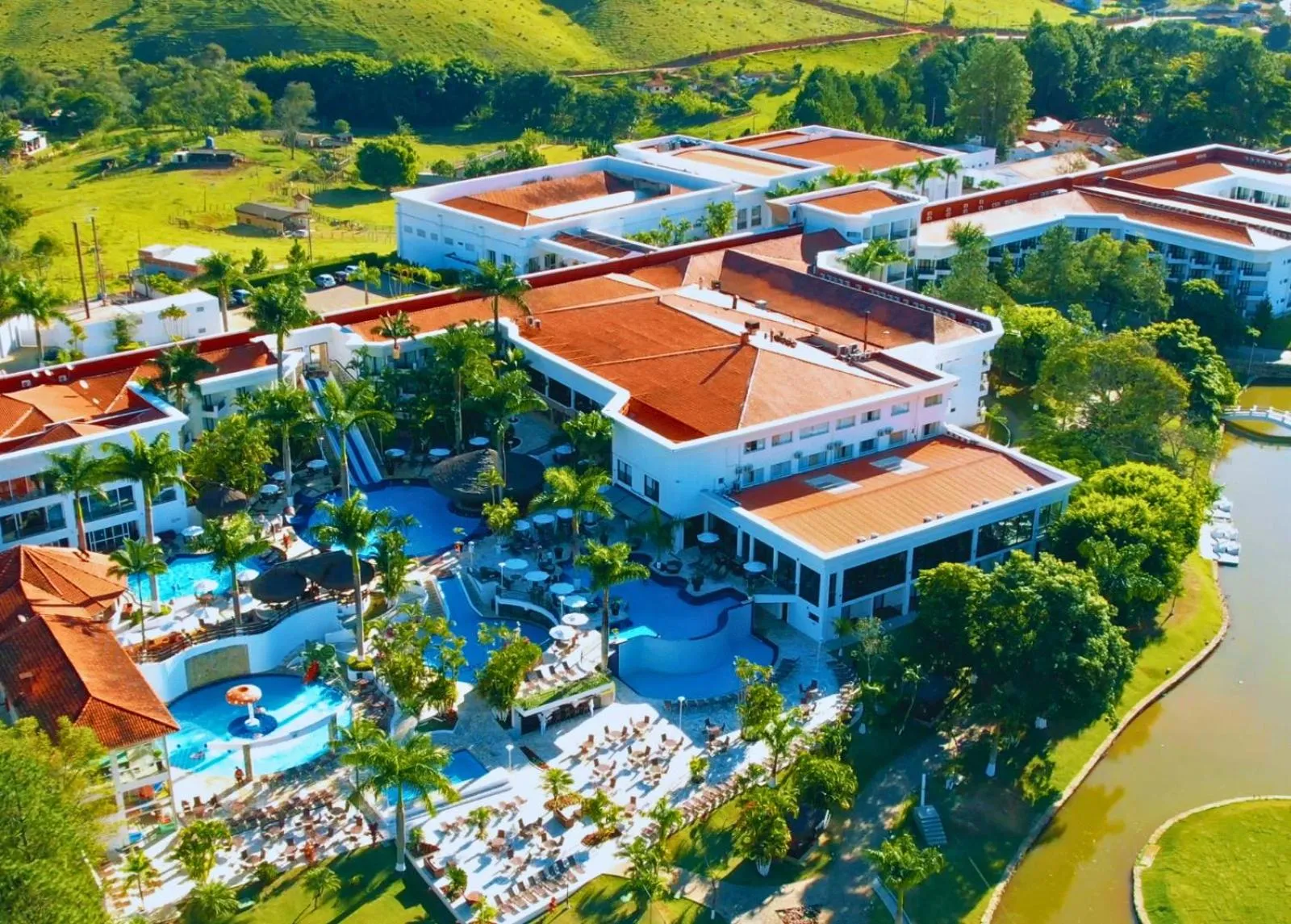 Bird's eye view in Vale Suíço Resort