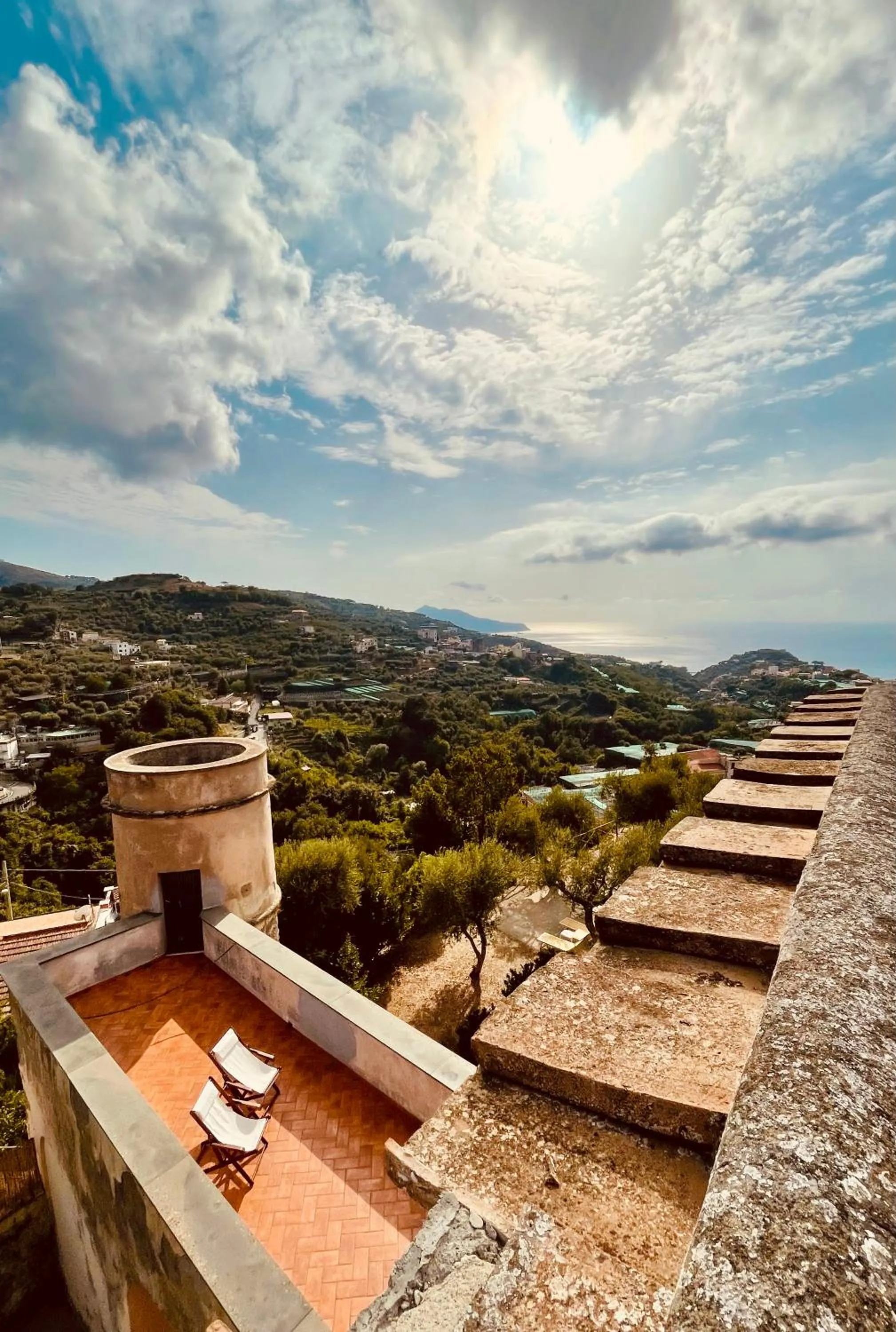 Bird's eye view in Villa il Turro