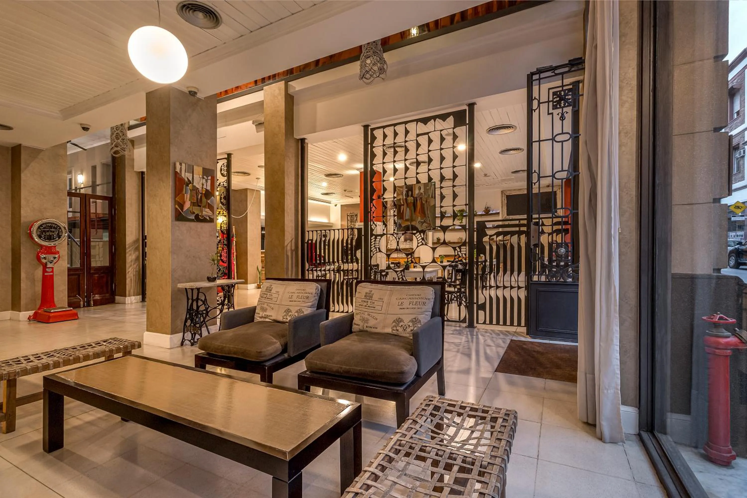 Lobby or reception in Patios de San Telmo