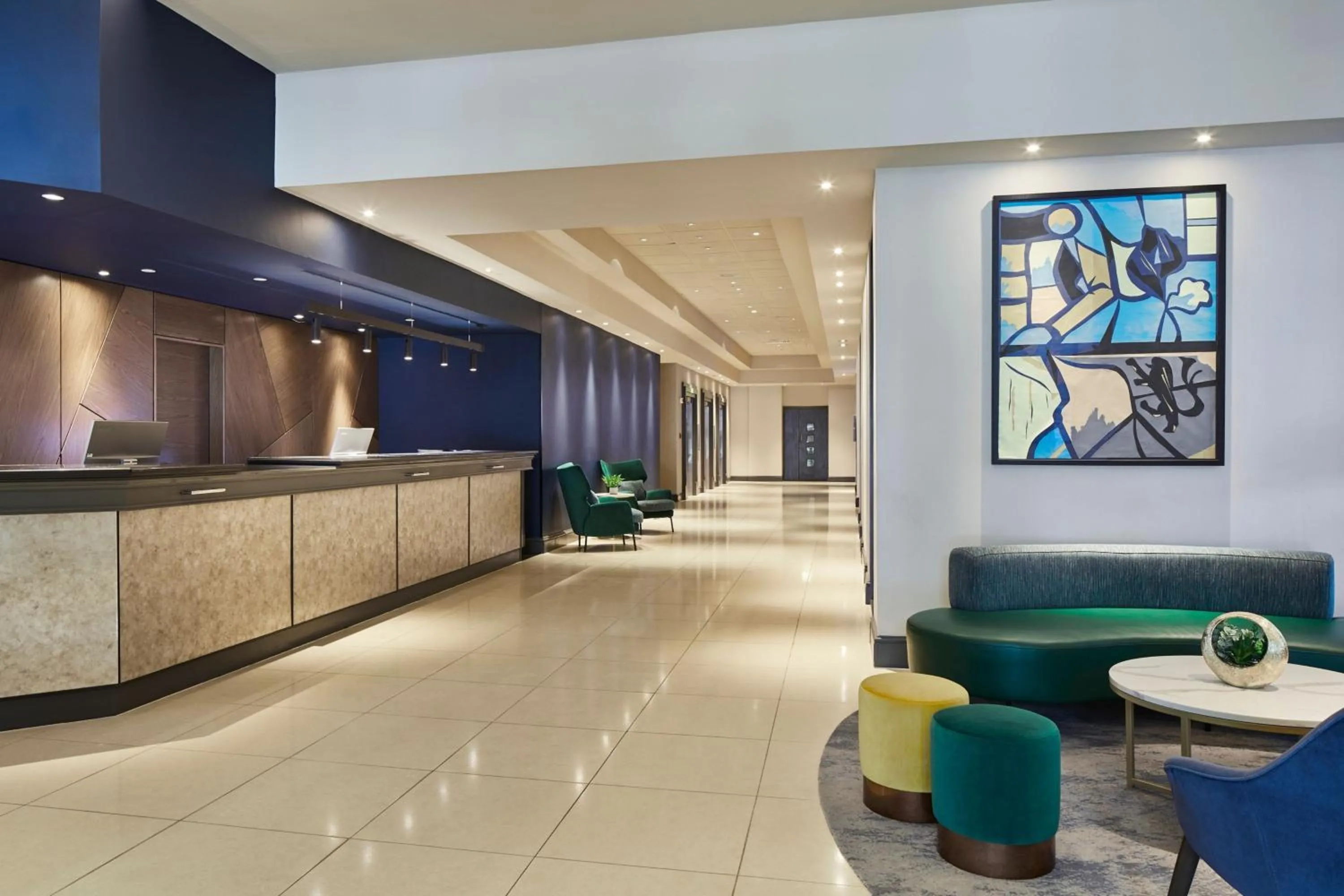 Lobby or reception in Cardiff Marriott Hotel