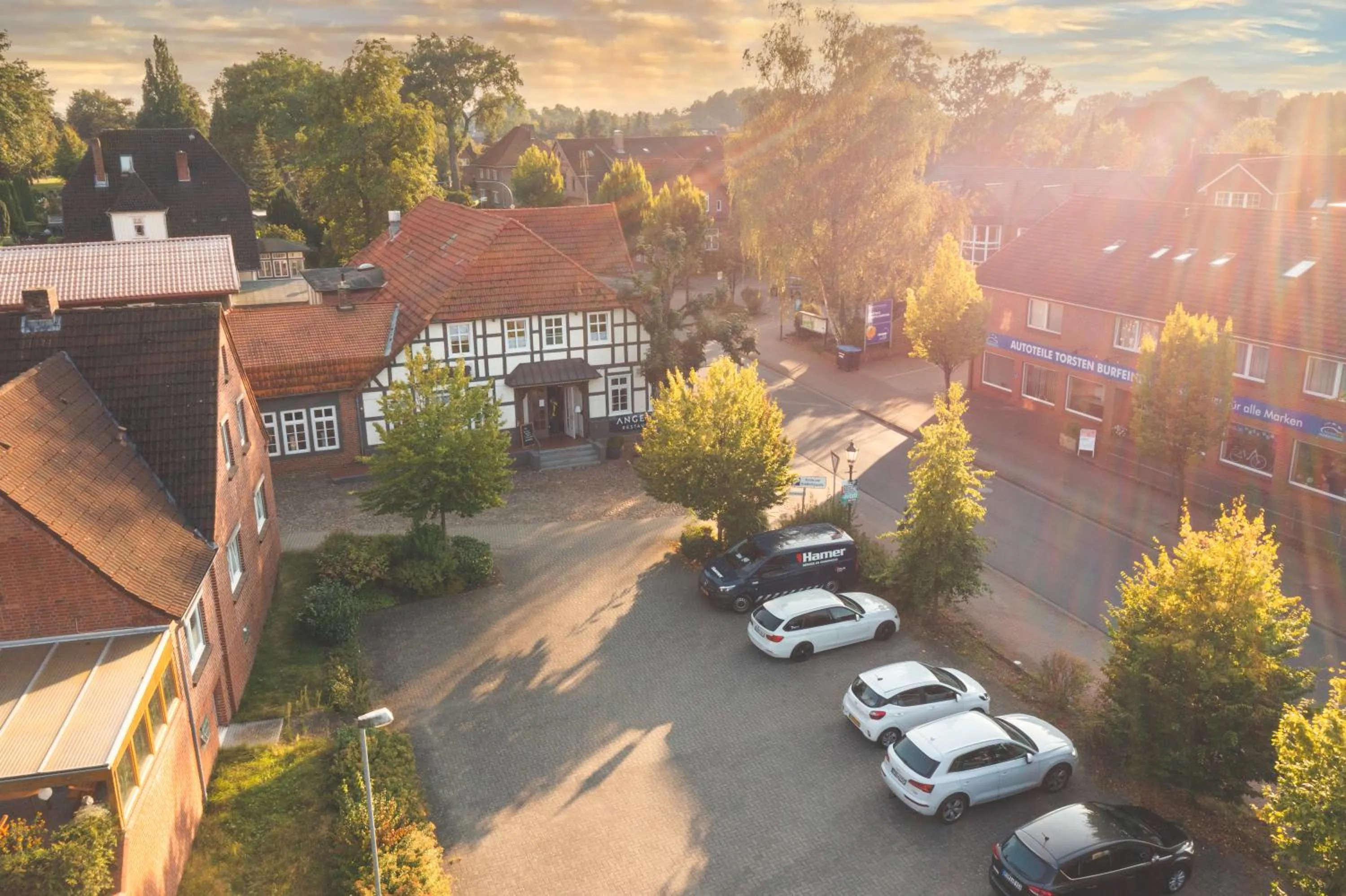Property building in Landart Hotel