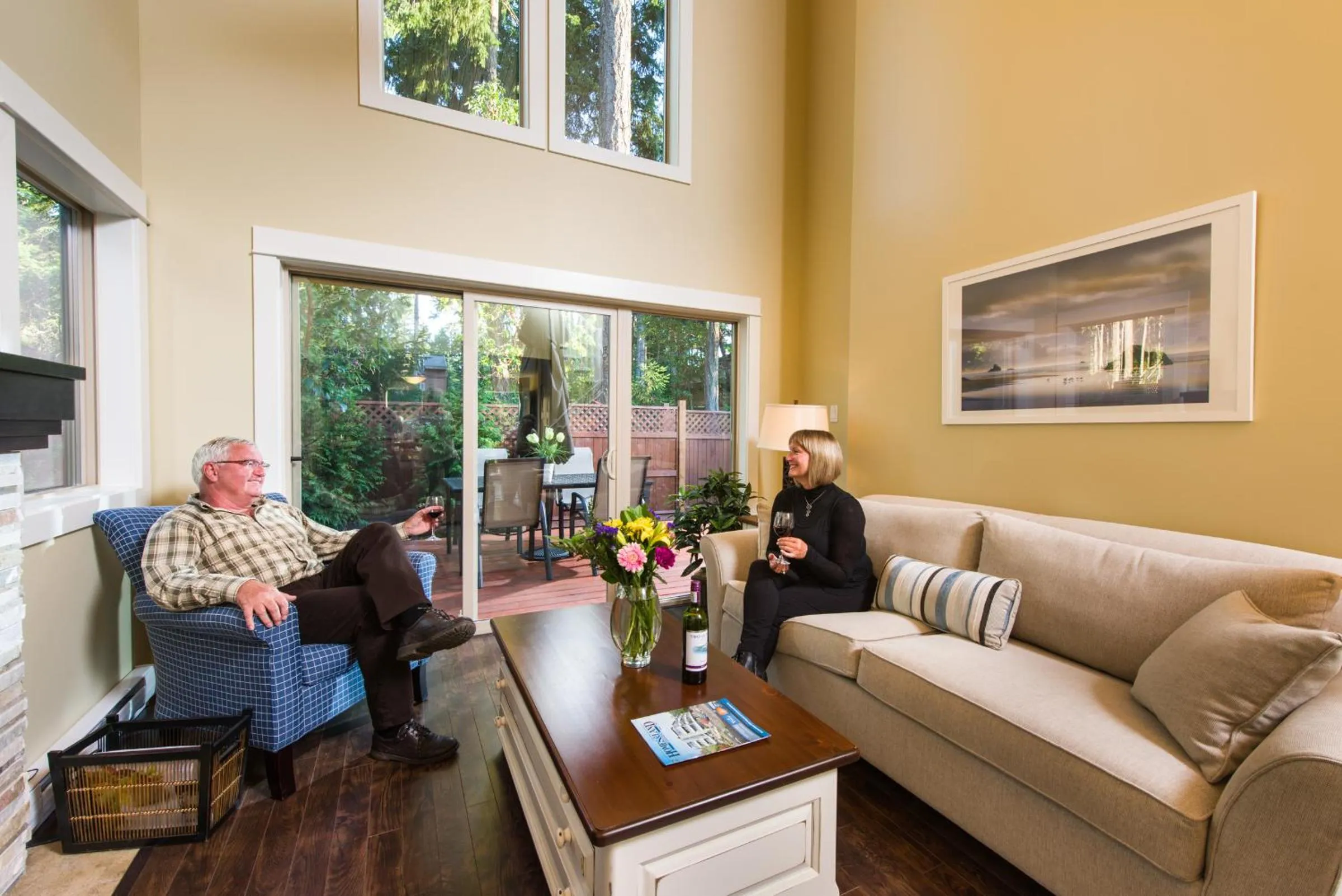 Living room in Oceanside Village Resort
