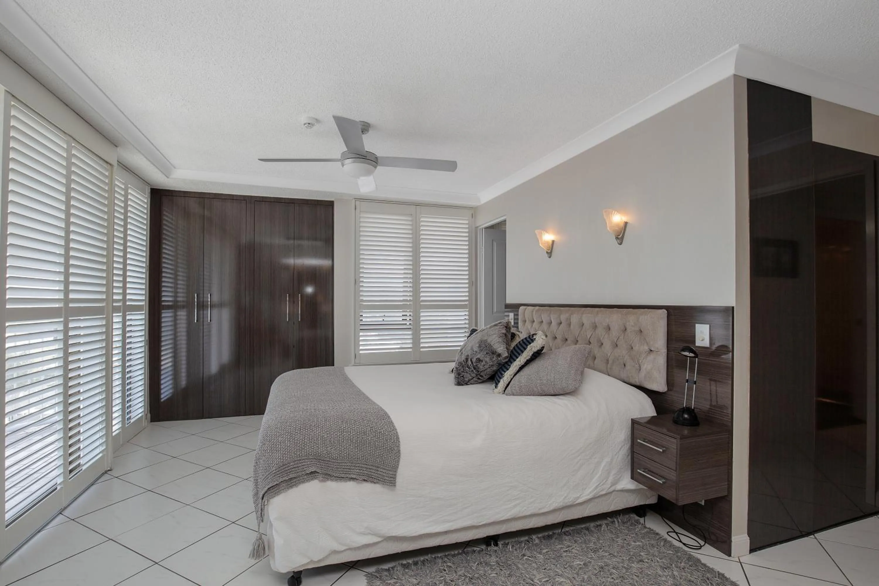 Bed in Carool Holiday Apartments