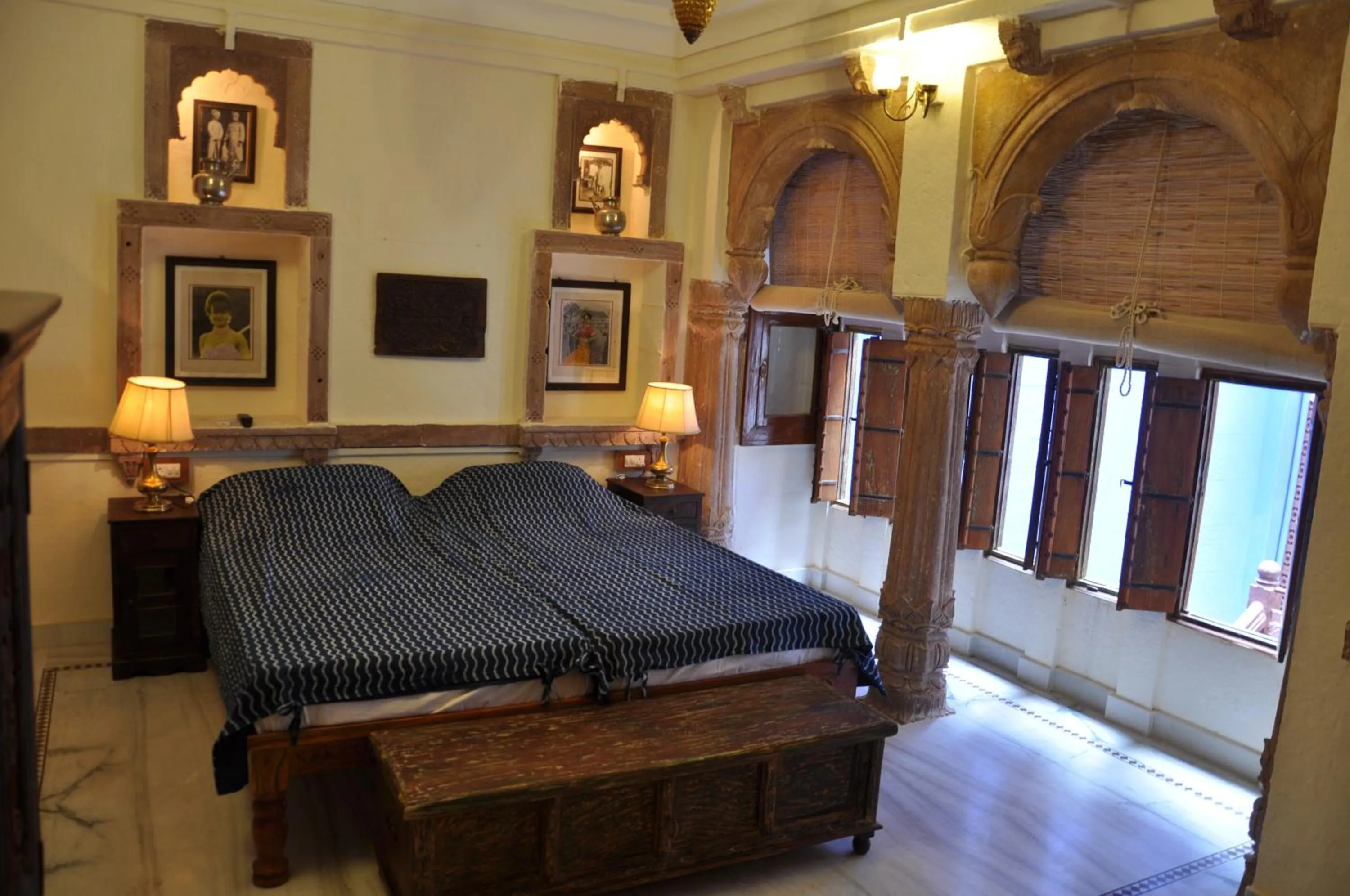 Bedroom, Bed in Juna Mahal Boutique Home Stay