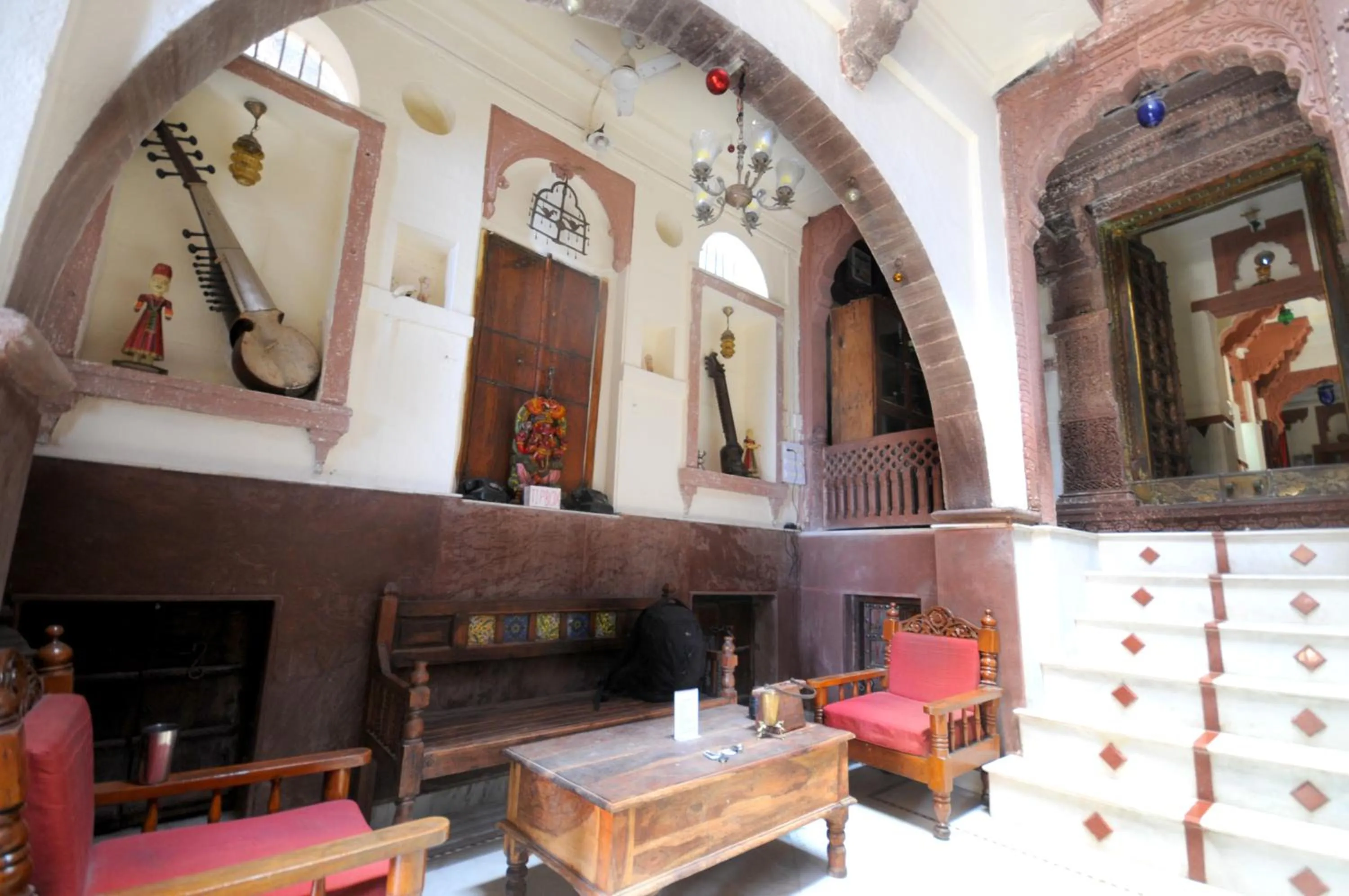 Lobby or reception in Juna Mahal Boutique Home Stay