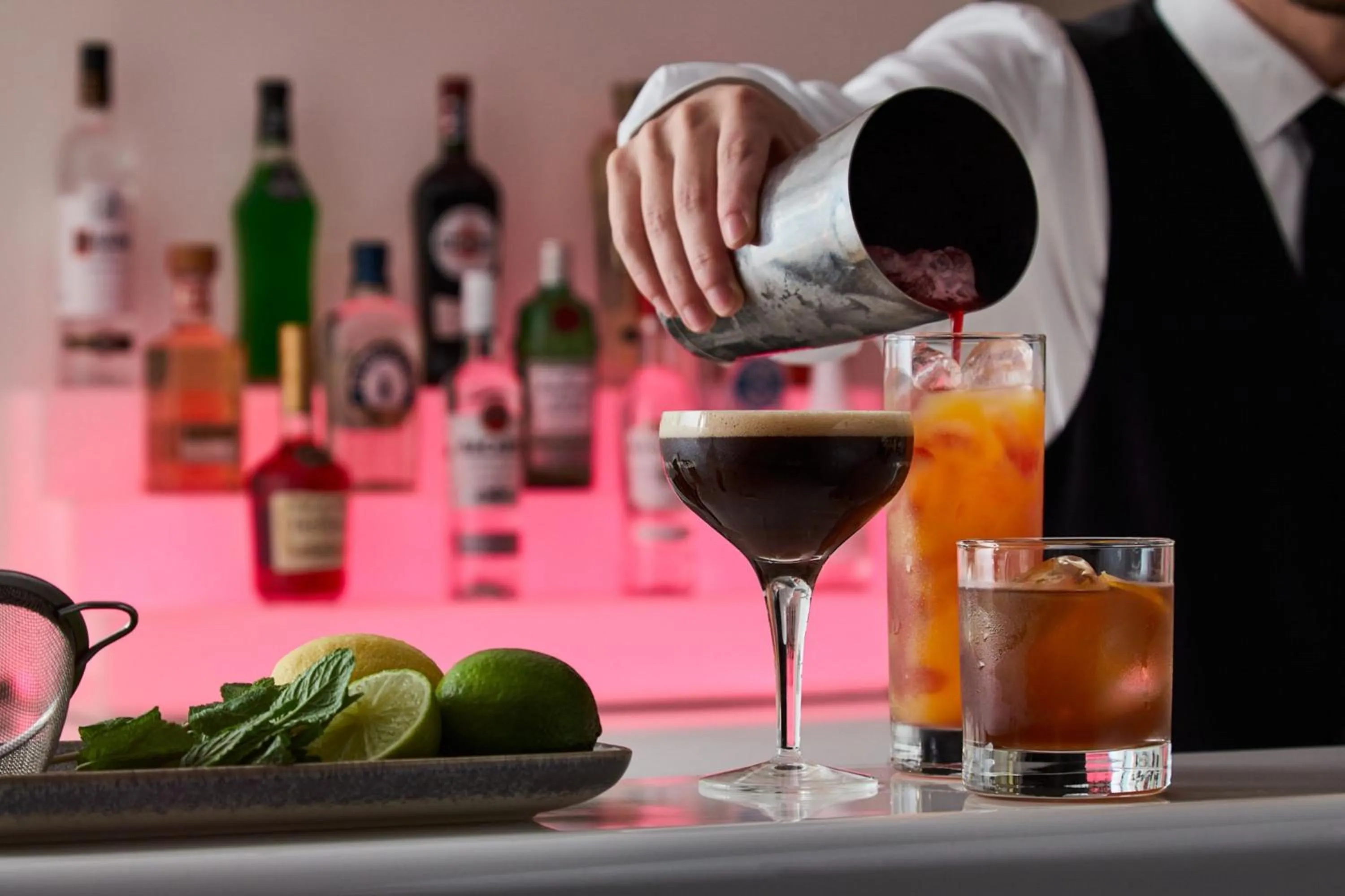 Lounge or bar in London Marriott Hotel Grosvenor Square