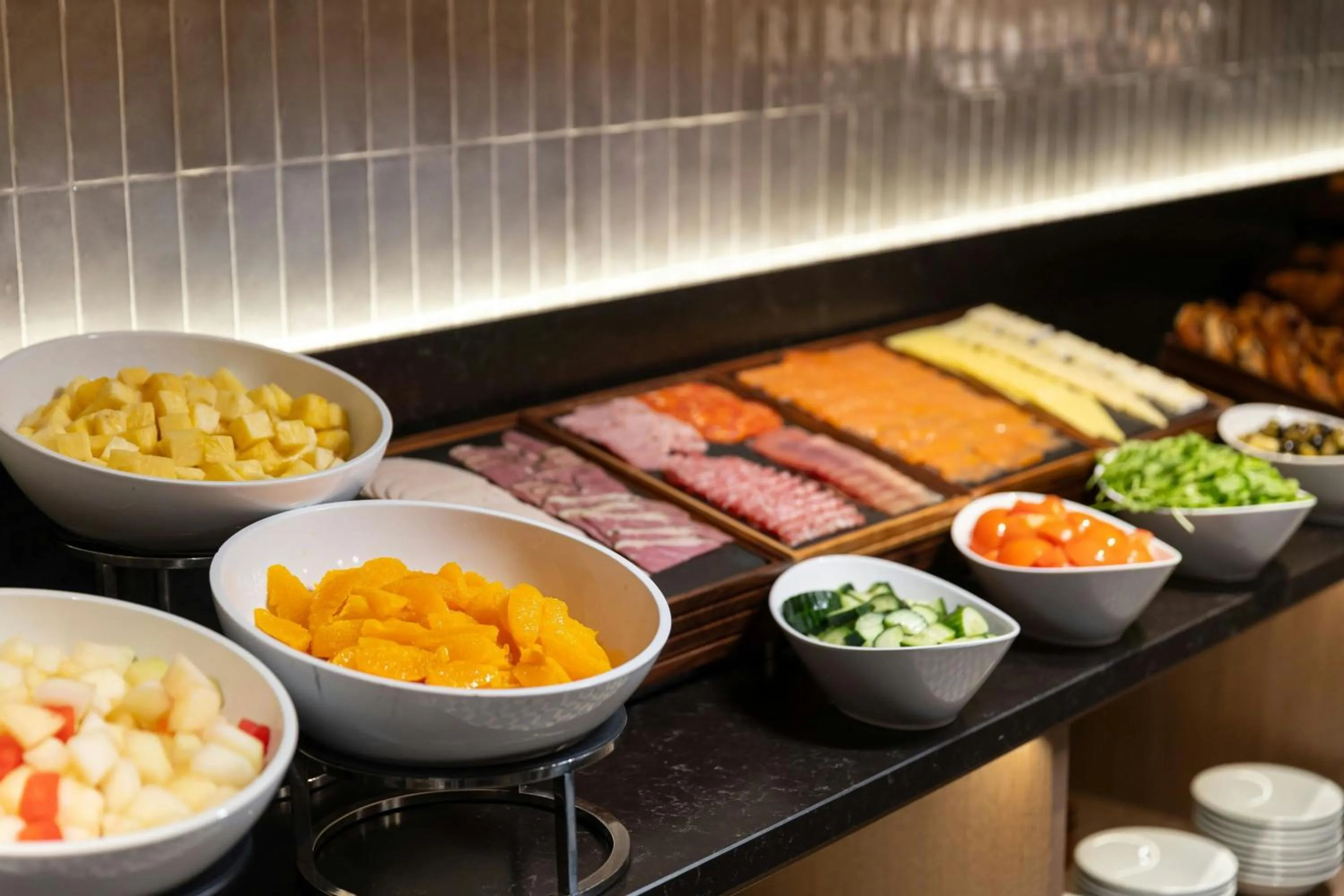 Breakfast in London Marriott Hotel Grosvenor Square