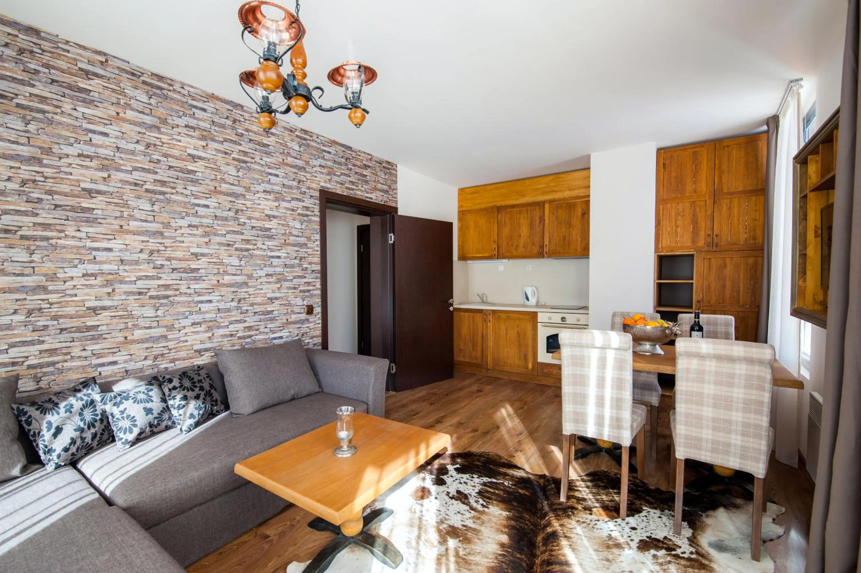 Kitchen or kitchenette in Cornelia Deluxe Residence