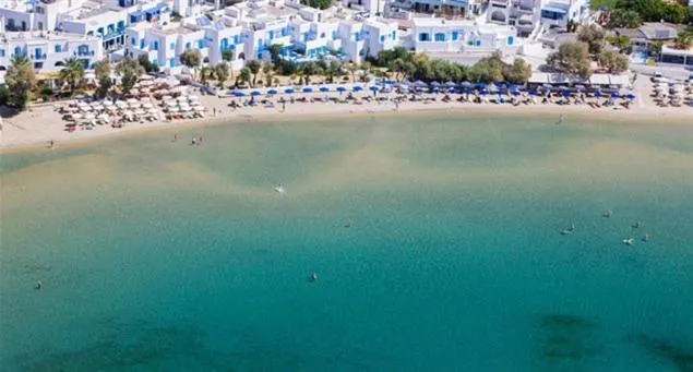 Beach in Panormos Hotel and Studios
