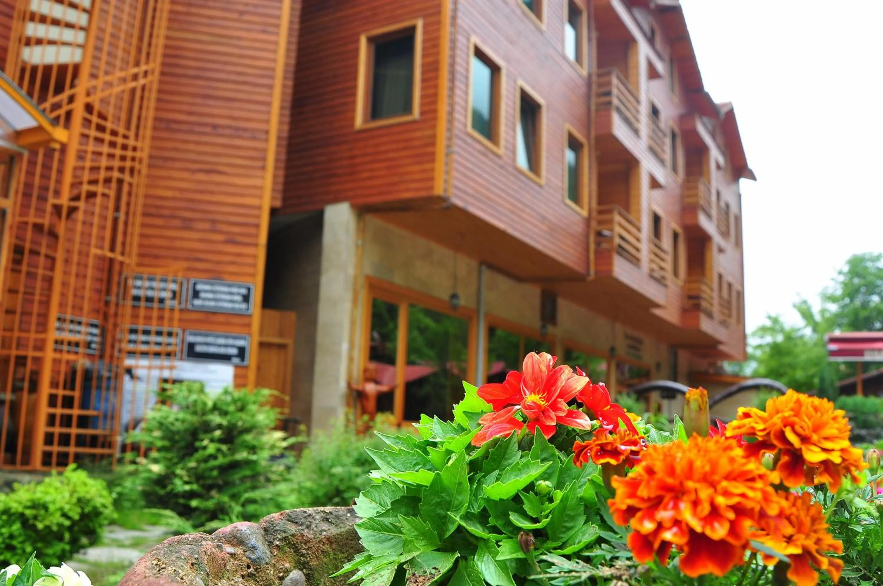 Garden view in Inan Kardesler Hotel