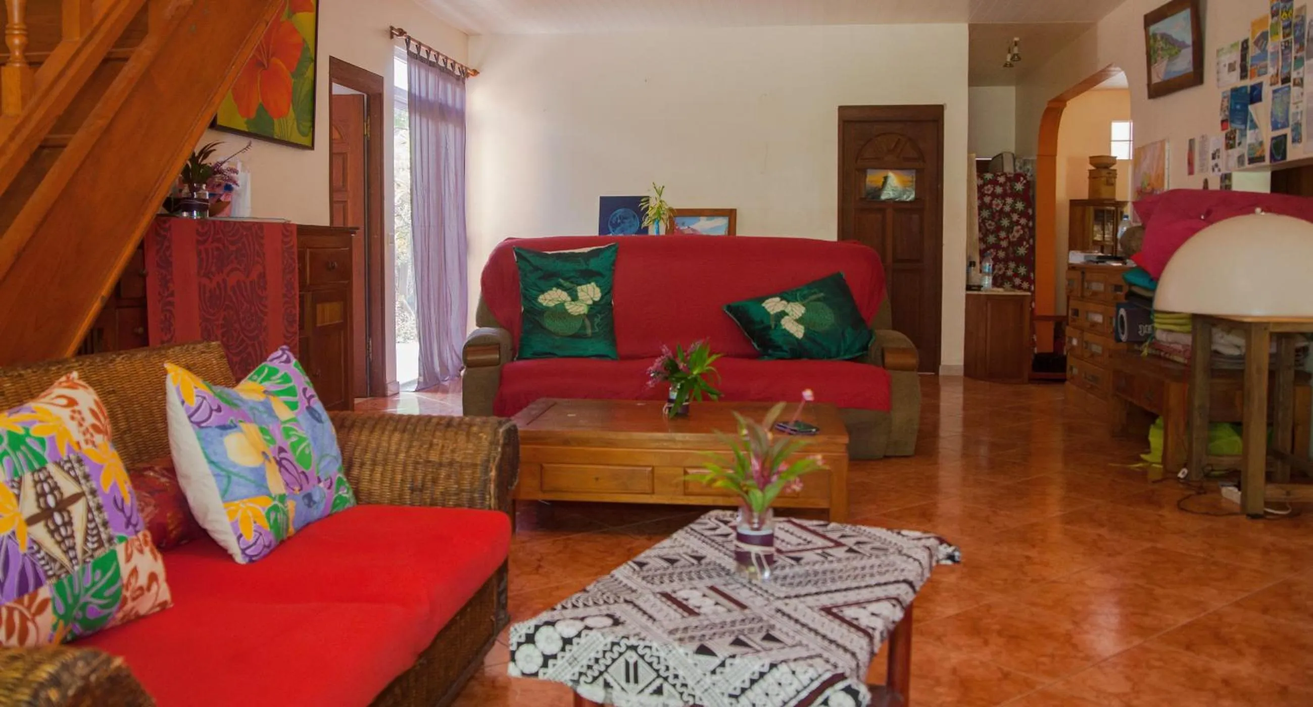 Living room in Fare Om