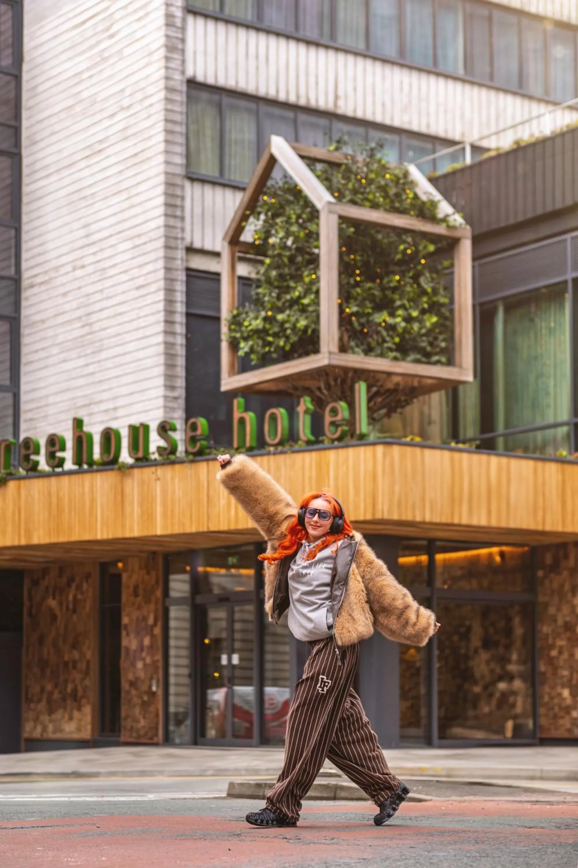 Property building in Treehouse Hotel Manchester