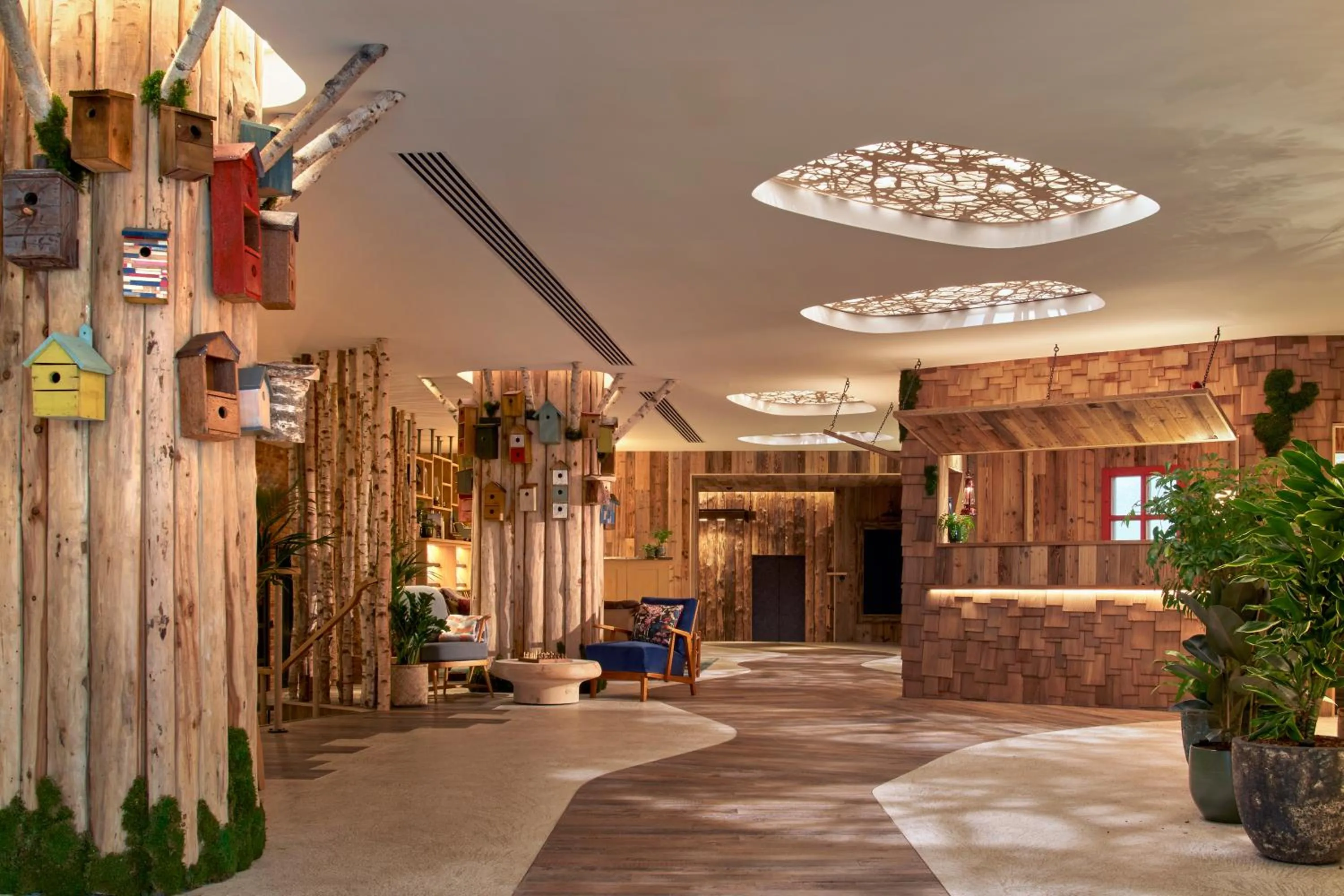 Lobby or reception in Treehouse Hotel Manchester