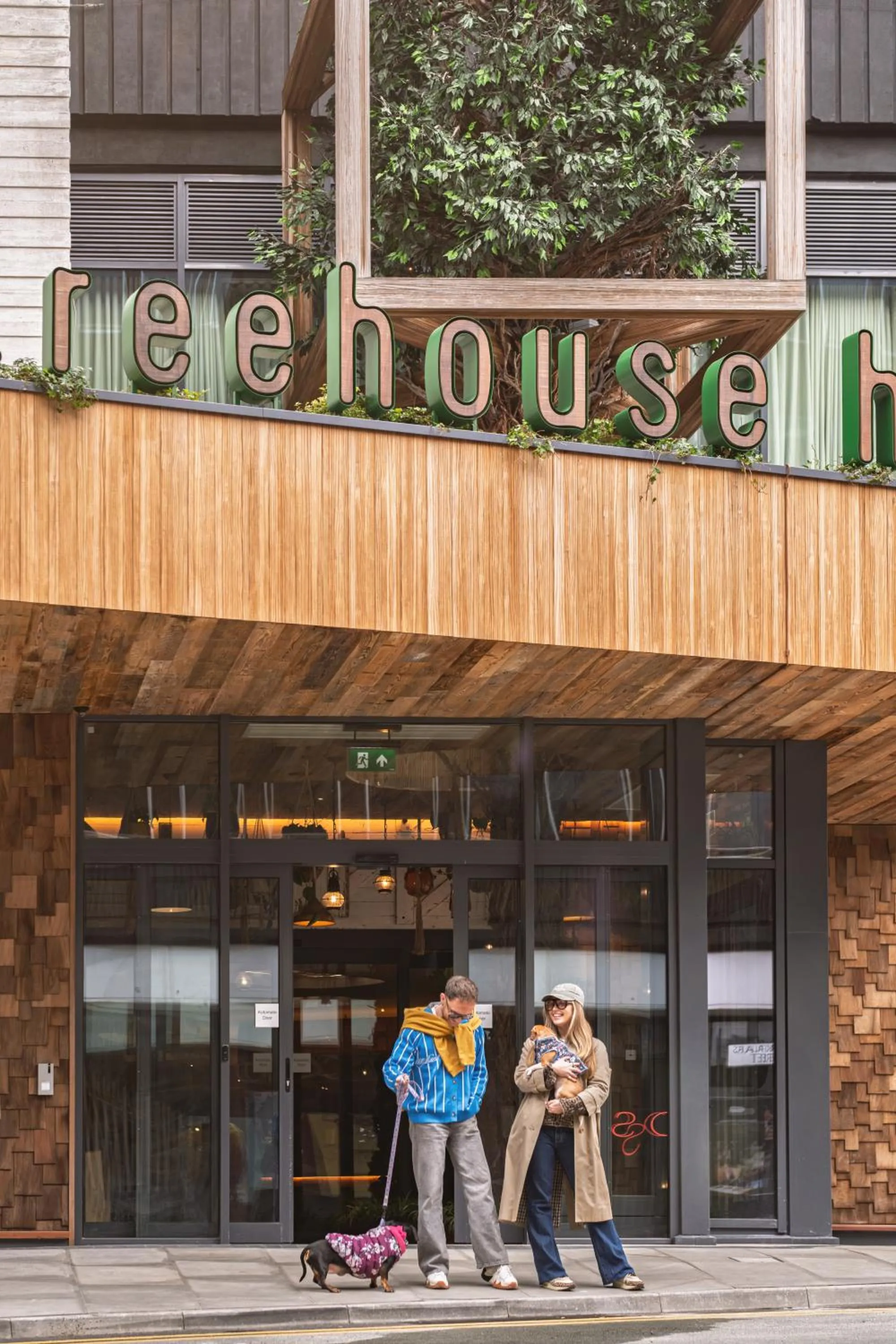 Facade/entrance in Treehouse Hotel Manchester