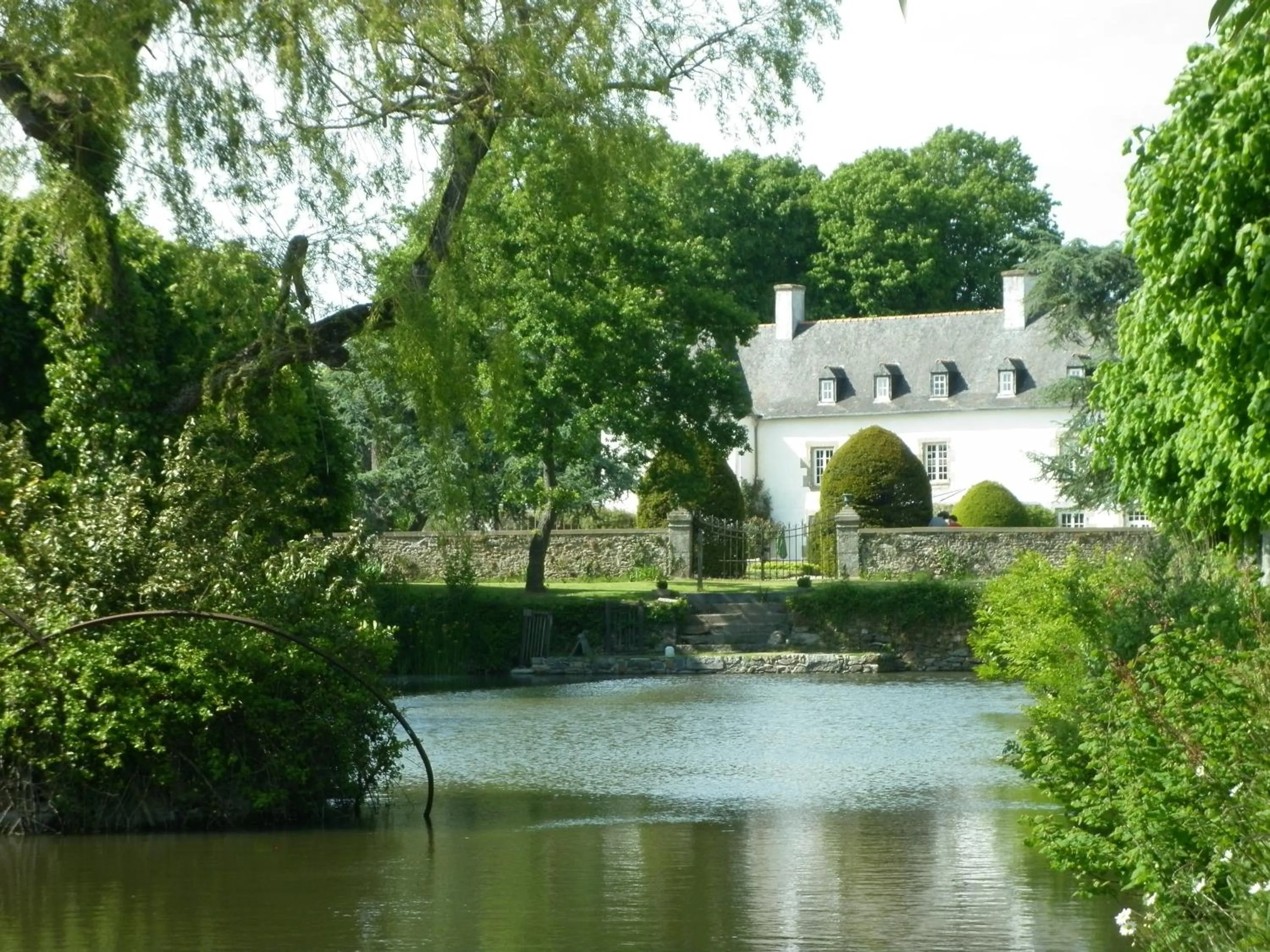 Garden in Manoir de la Baronnie