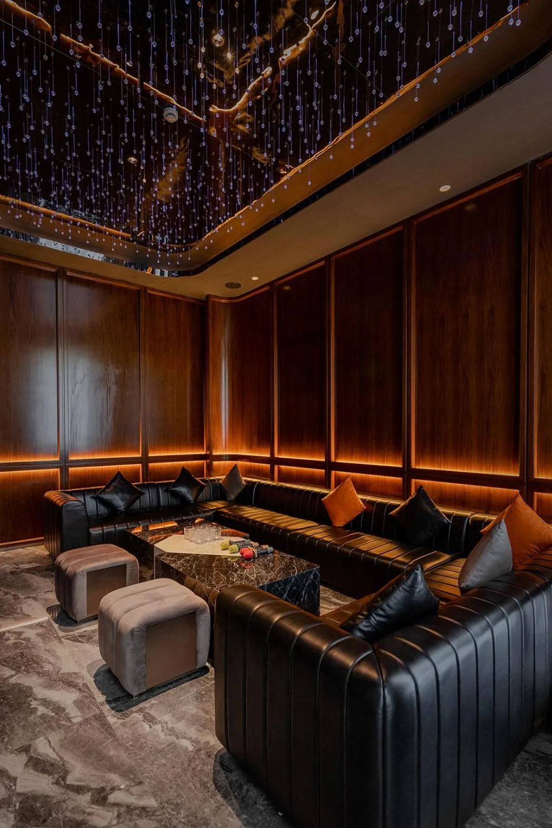 Seating area in InterContinental Shanghai Harbour City by IHG