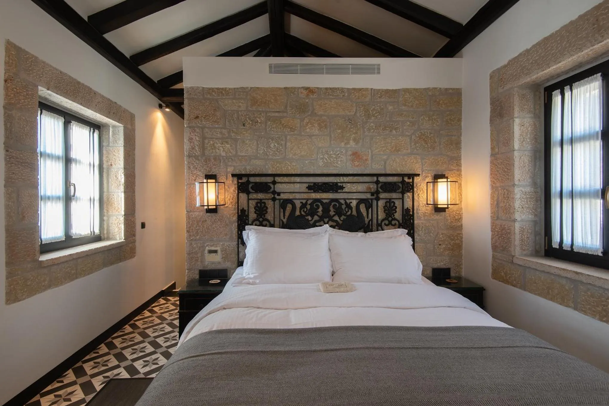 Bedroom, Bed in Polismata - Private Residences