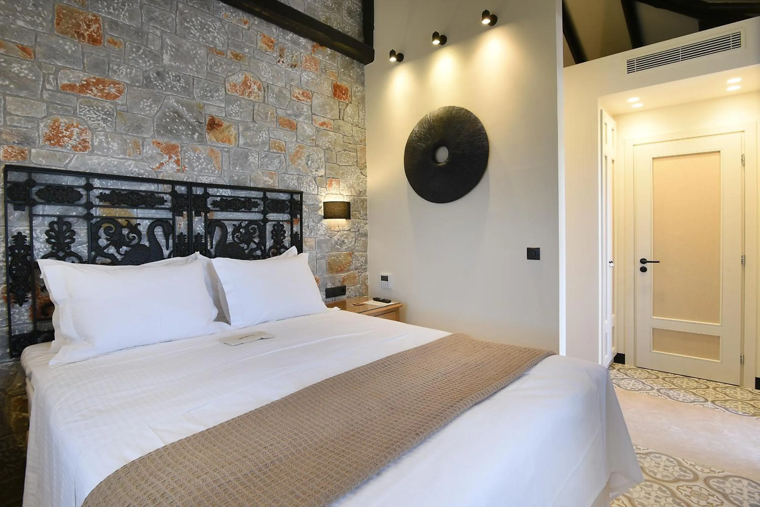 Bedroom, Bed in Polismata - Private Residences