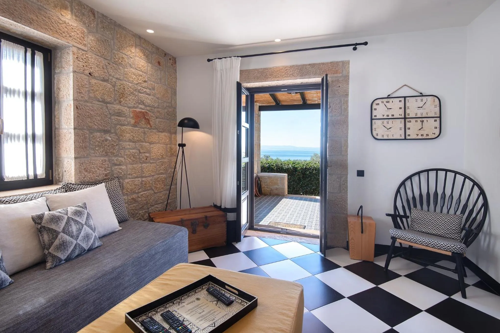 Living room in Polismata - Private Residences