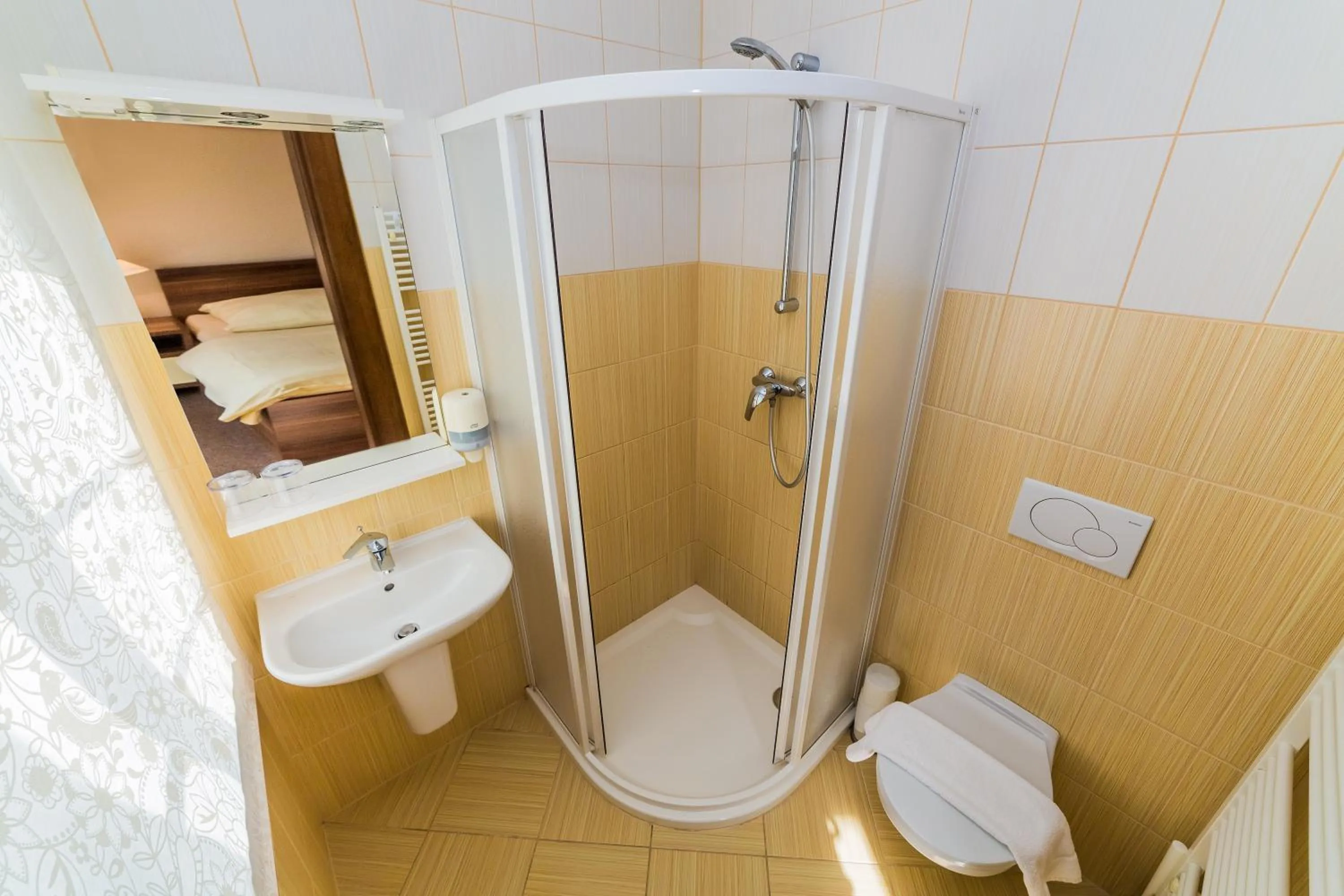 Bathroom in Parkhotel Smržovka