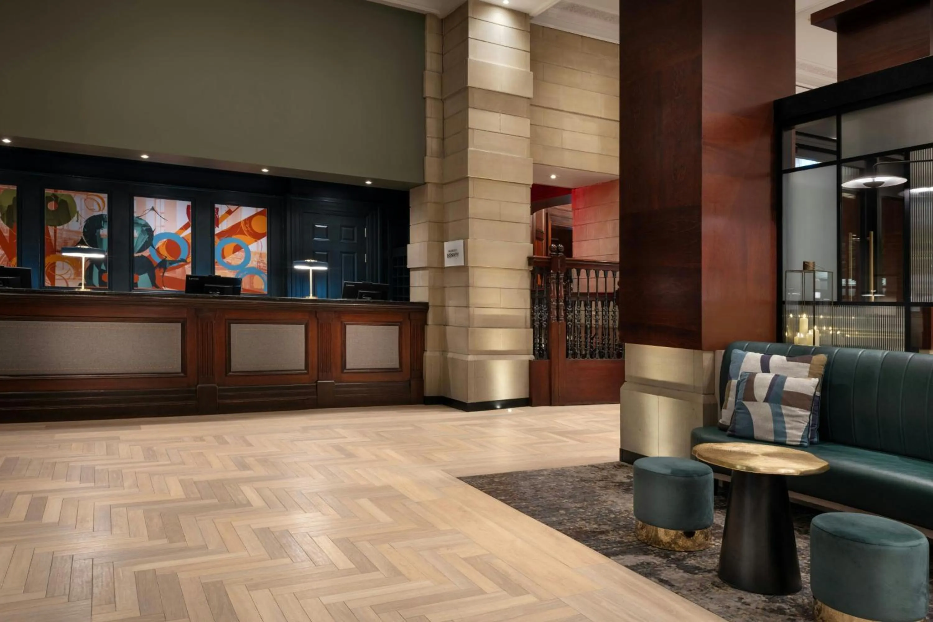 Lobby or reception in Leeds Marriott Hotel