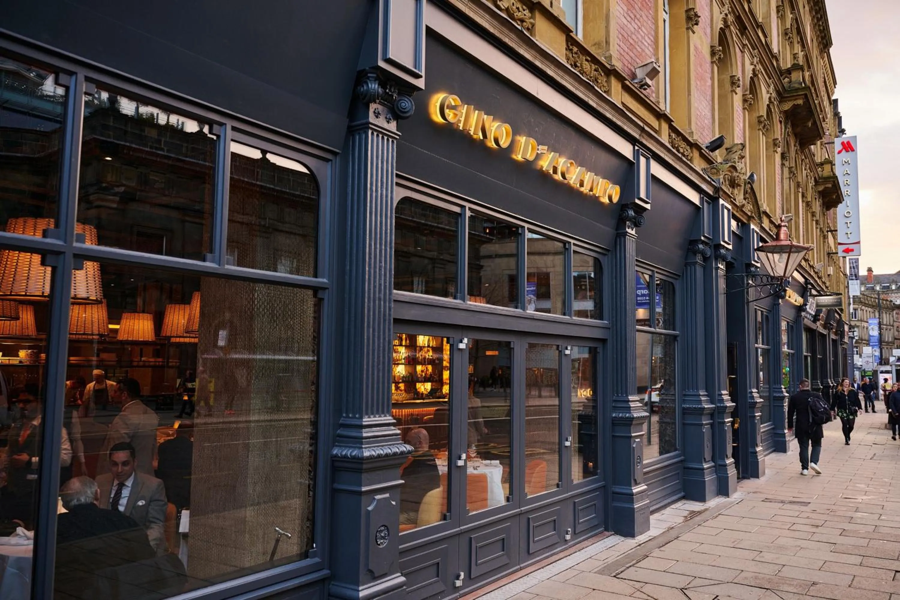 Restaurant/places to eat in Leeds Marriott Hotel