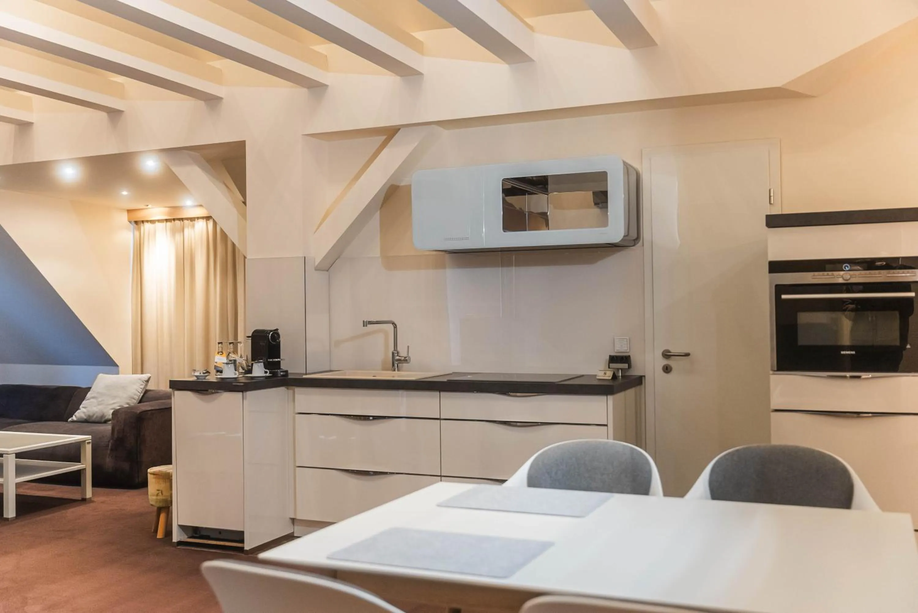 Kitchen or kitchenette in Hotel Villa Will