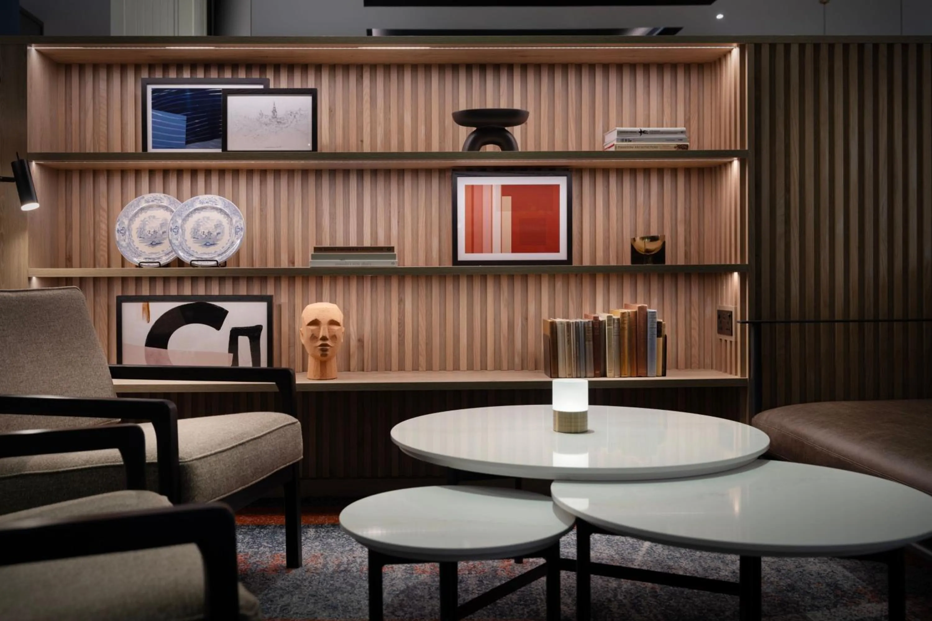 Lobby or reception in Glasgow Marriott Hotel