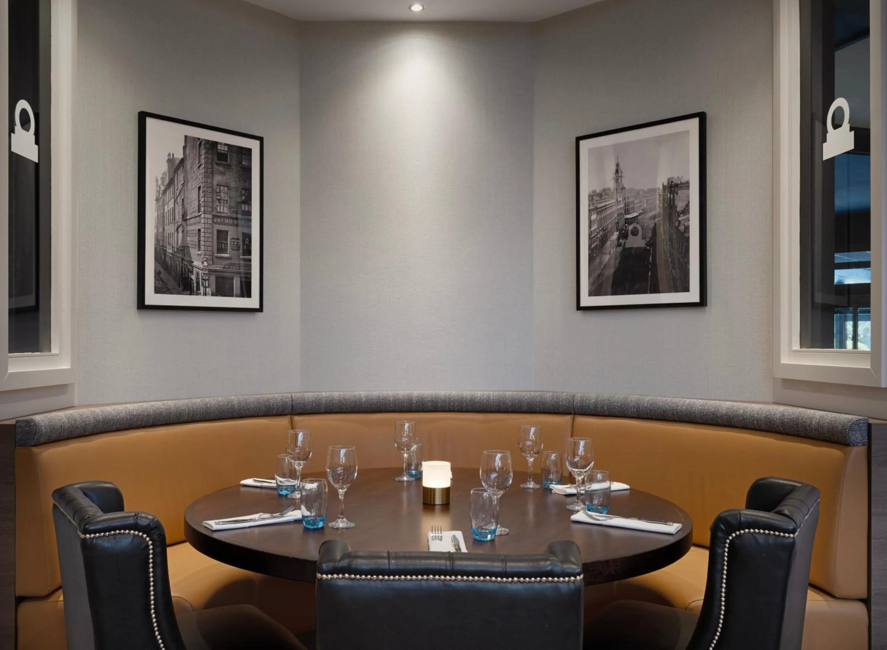 Restaurant/places to eat in Glasgow Marriott Hotel