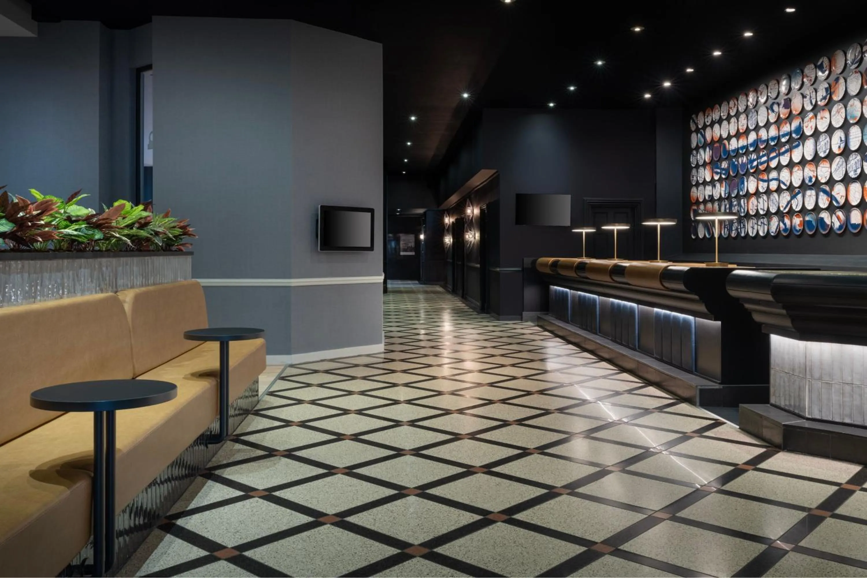 Lobby or reception in Glasgow Marriott Hotel