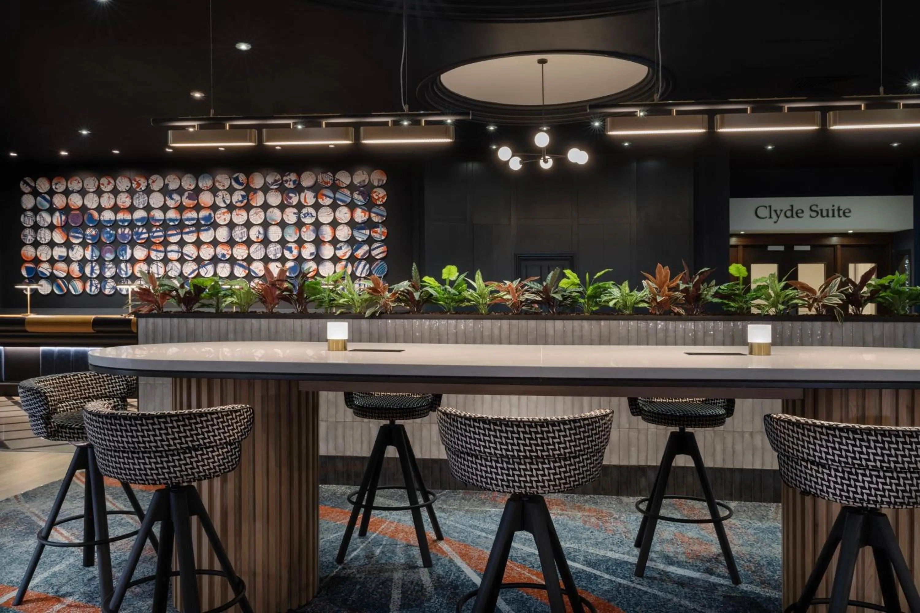 Lobby or reception in Glasgow Marriott Hotel