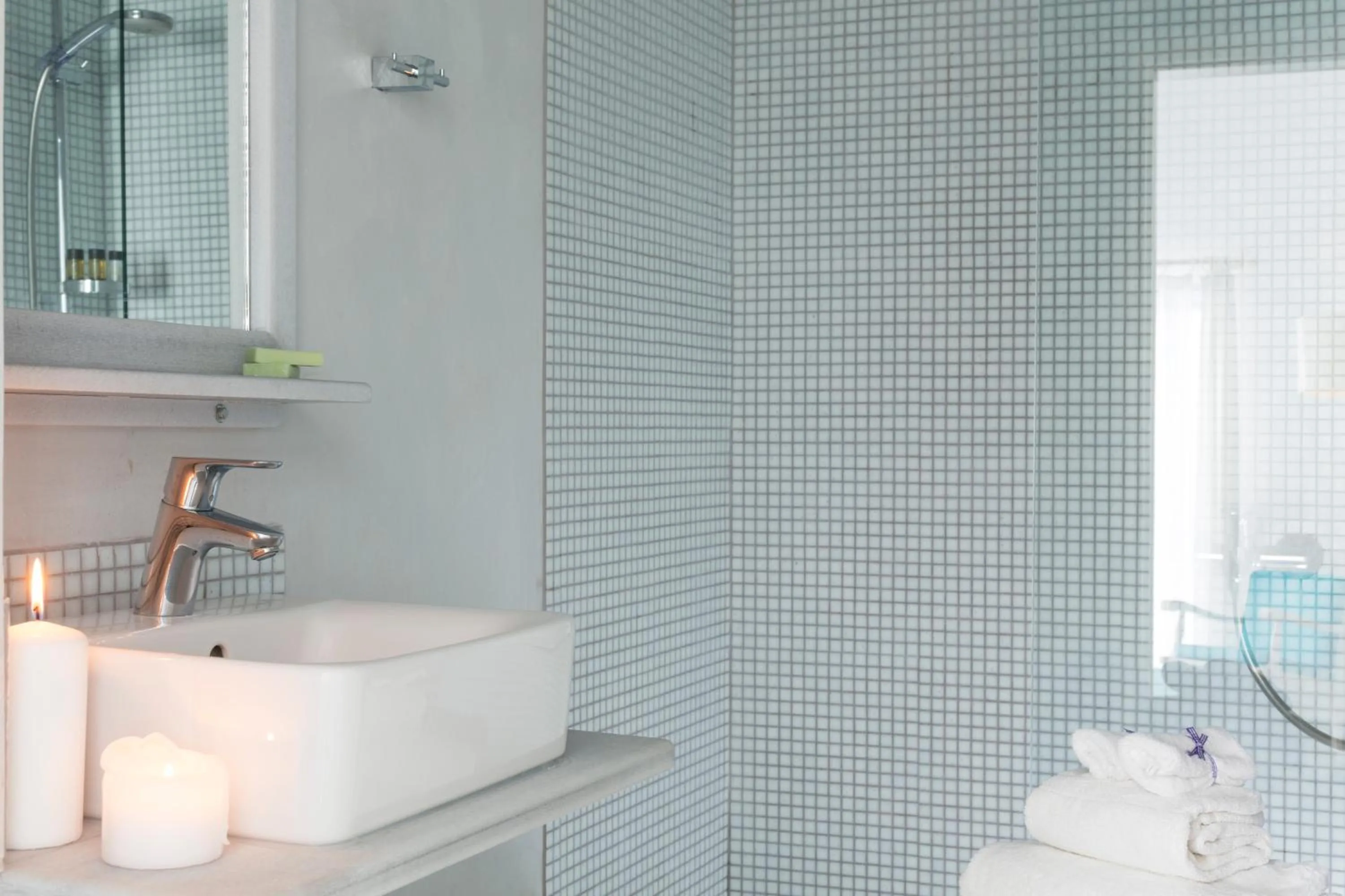 Bathroom in Hotel Galini