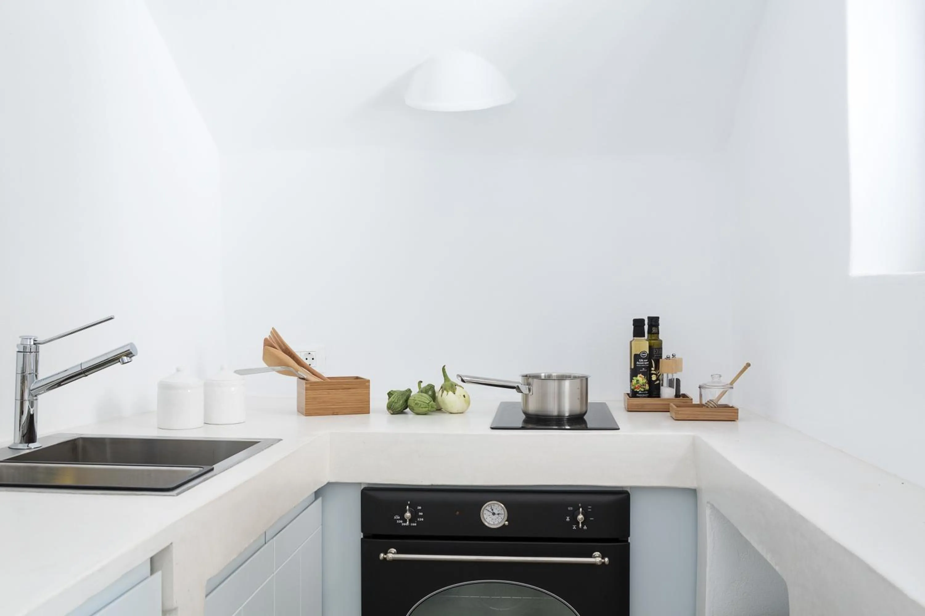 Kitchen or kitchenette in Hotel Galini