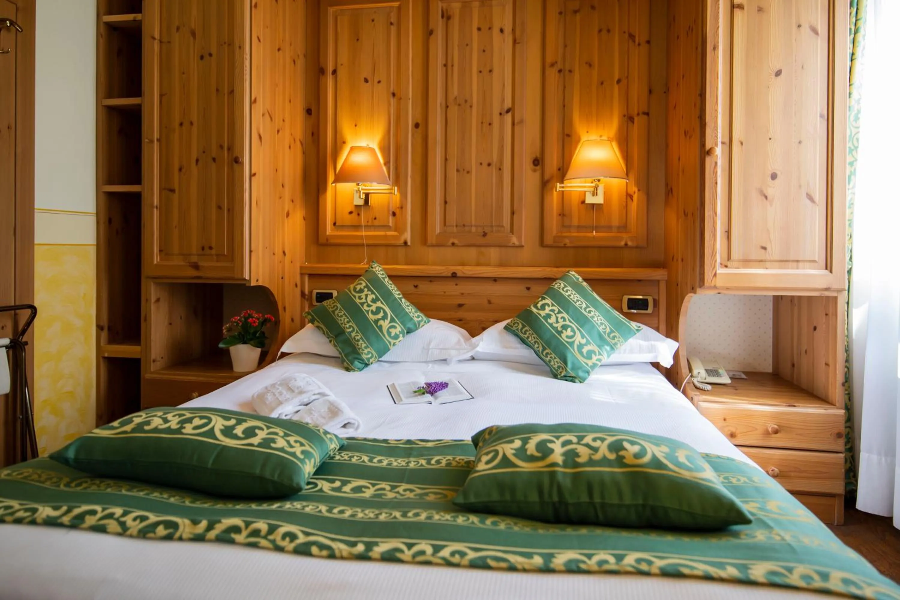 Bed in Hotel Villa Imperina